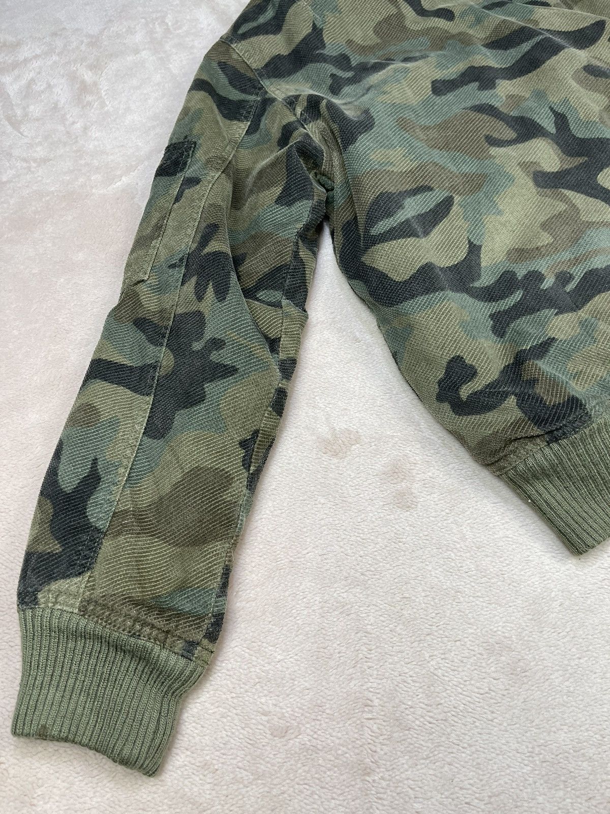 Japanese Brand TRIXY Army Camo Multi Pocket Hoodie Bombers Size US M / EU 48-50 / 2 - 9 Thumbnail