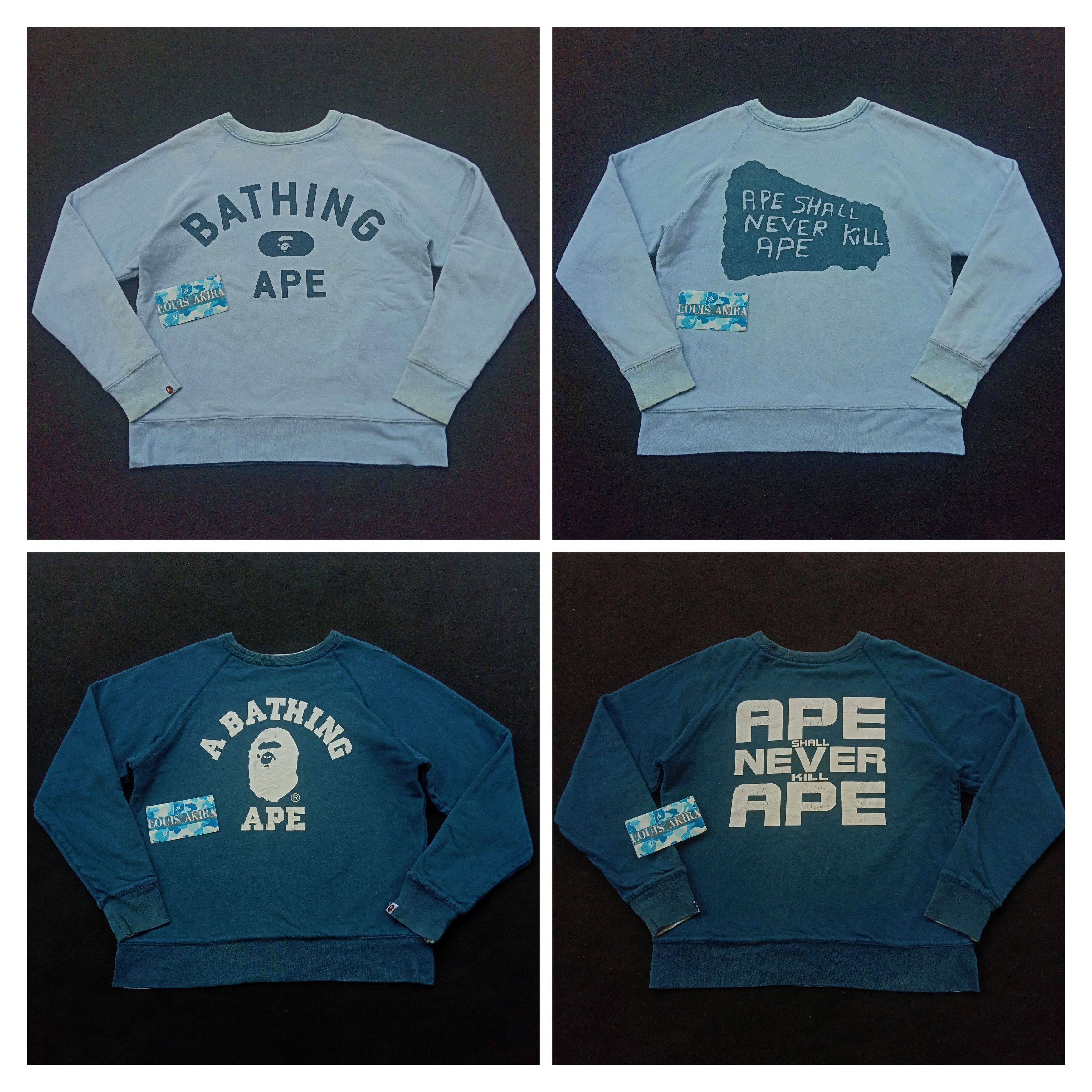 Bape 4-Way Reversible Crewneck (2004) Size US M / EU 48-50 / 2 - 1 Thumbnail