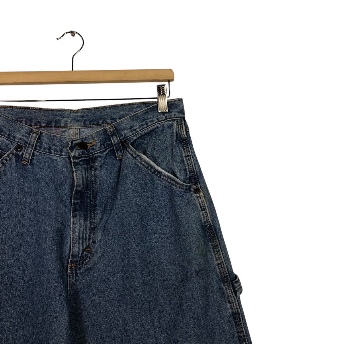 Japanese Brand × Vintage 📌Vintage Wrangler Denim Jeans Worker Wear Issey Miyake Size US 32 / EU 48 - 7 Thumbnail