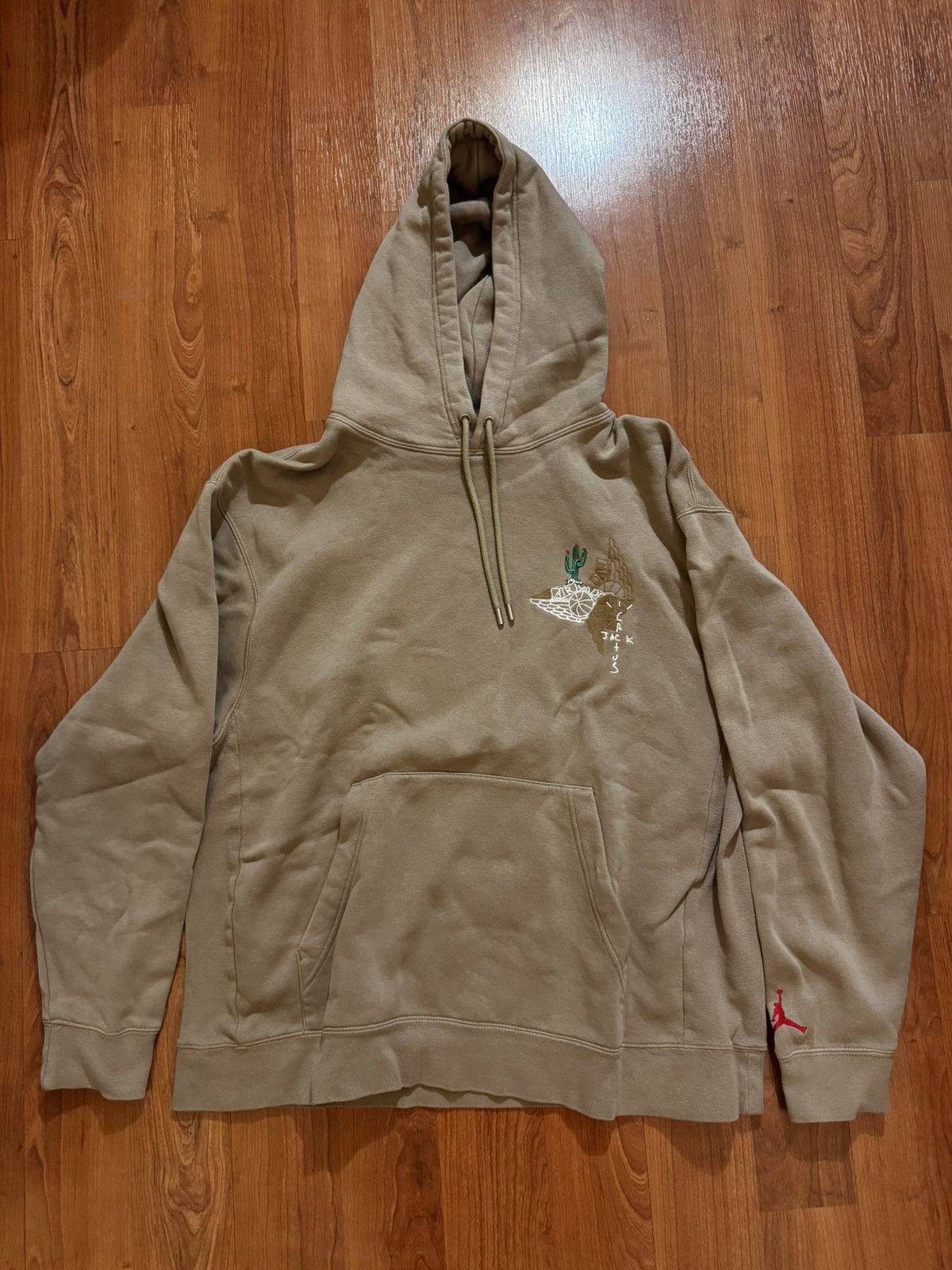 Jordan Brand × Travis Scott Travis Scott Cactus Jack x Jordan Nike Hoodie Tan Size XL Size US XL / EU 56 / 4 - 1 Thumbnail