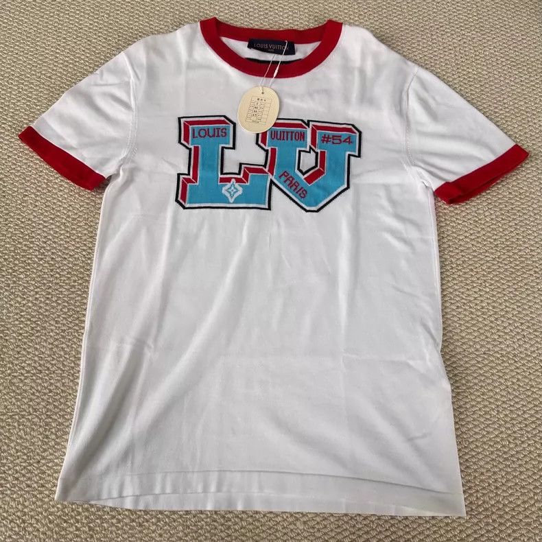 Louis Vuitton Louis Vuitton Contrasting monogrammed knit crew neck short Size US S / EU 44-46 / 1 - 1 Thumbnail