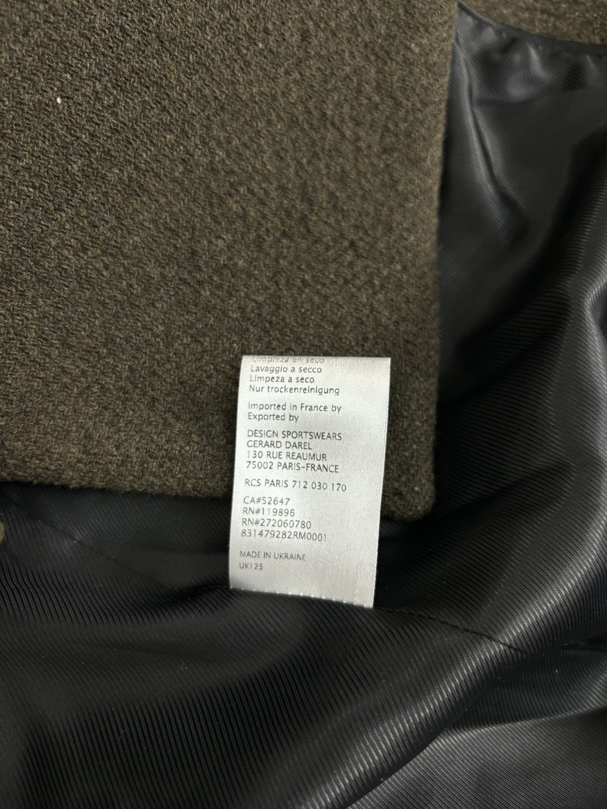 Designer × Japanese Brand Luxury Designer Gerard Darel Heavy Wool Coat Old Money Size US L / EU 52-54 / 3 - 14 Thumbnail