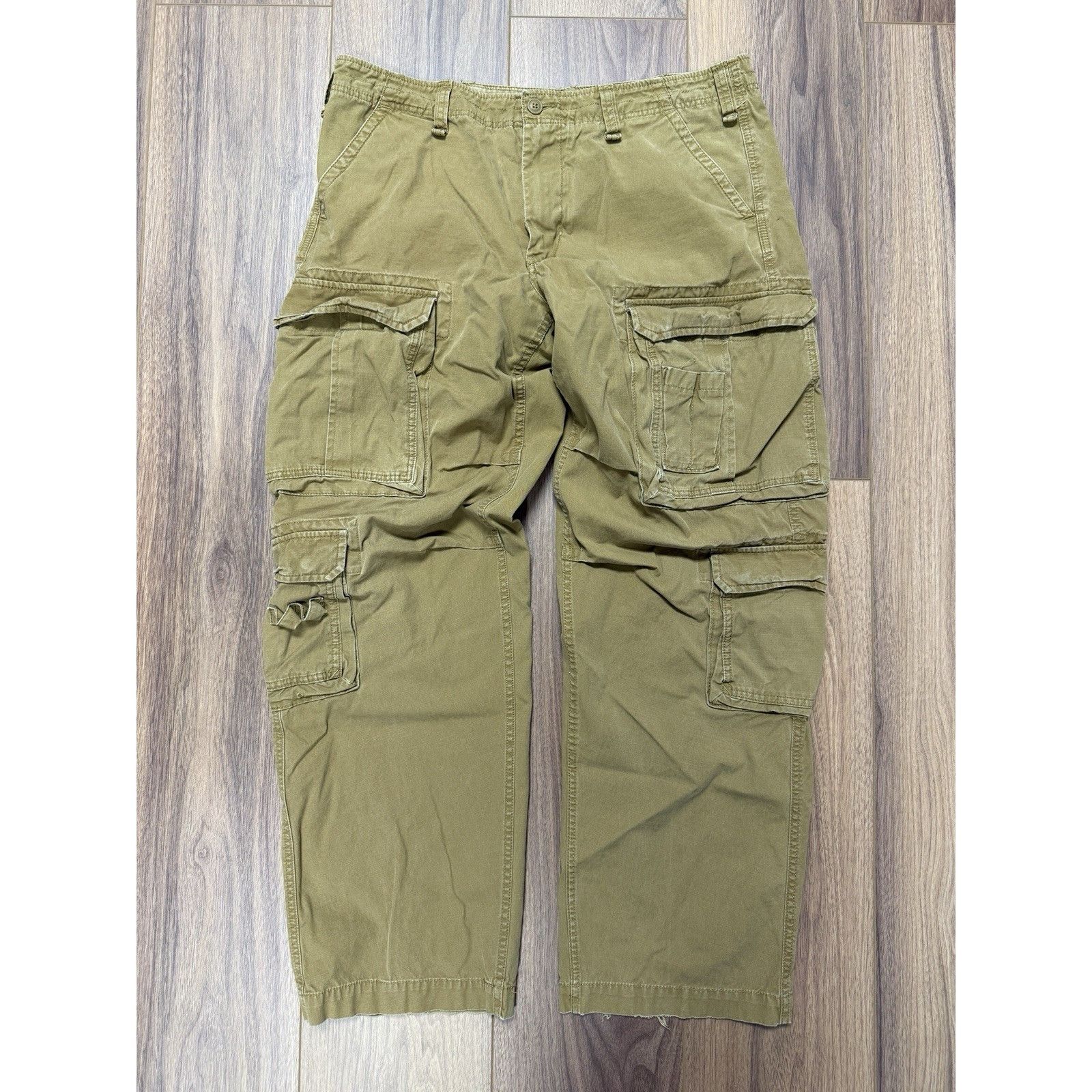 Eddie Bauer Vintage Eddie Bauer Cargo Pants Mens 38x34 Brown Canvas Y2K Size US 38 / EU 54 - 1 Thumbnail