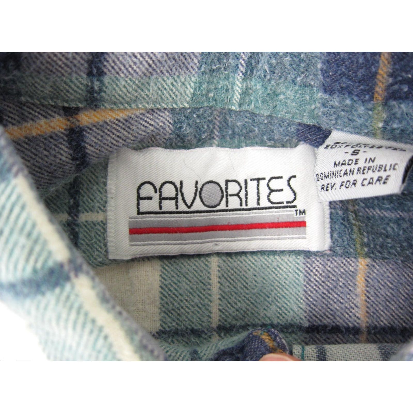 Vintage VINTAGE Flannel Shirt Mens Small Blue Plaid Button-Up Favorites Shirt Casual Workwear 80s Western Classic Size US S / EU 44-46 / 1 - 4 Thumbnail