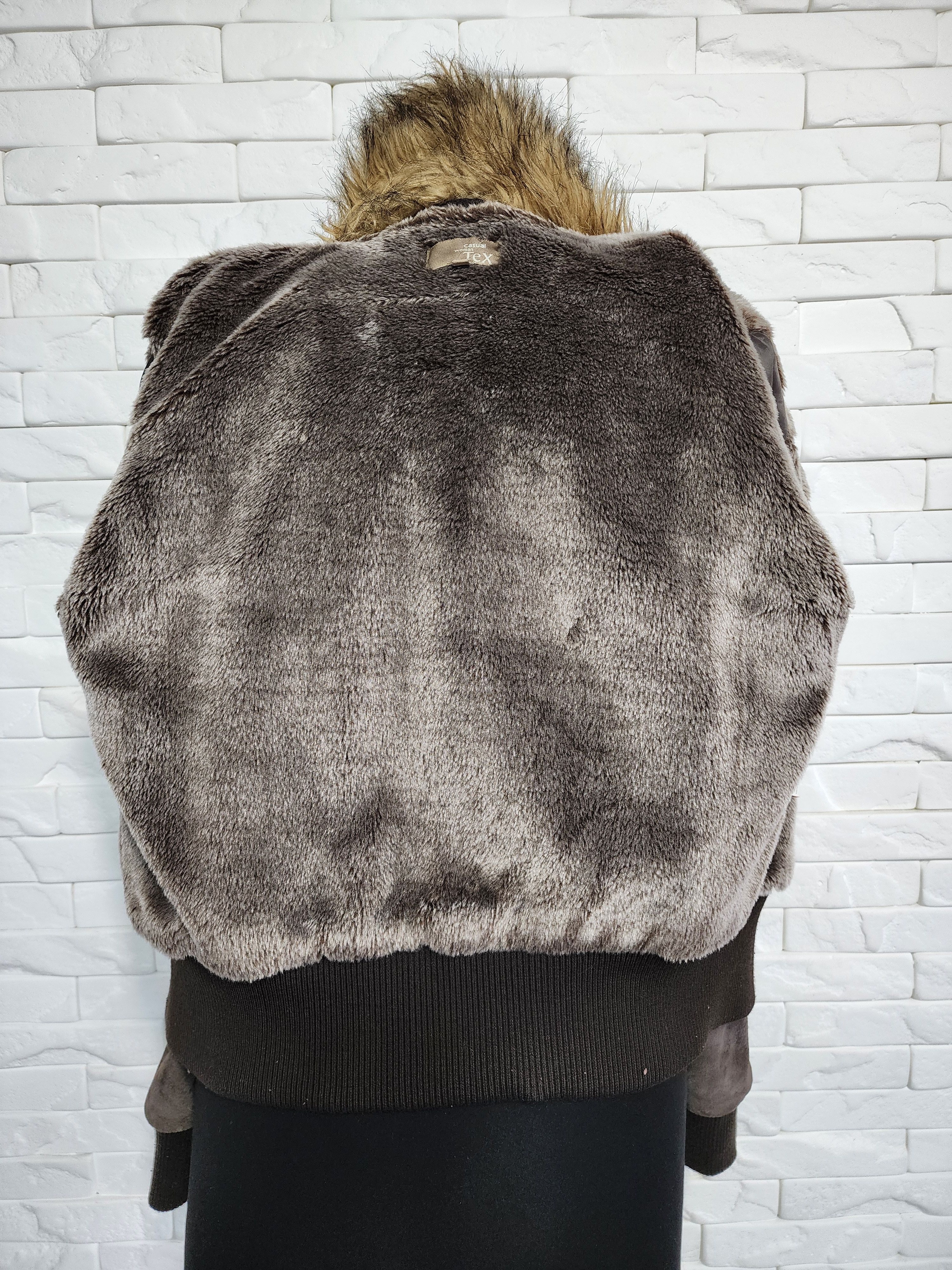 Other Brown Suede Jacket: Women's Classic Bjmber. Size M / US 6-8 / IT 42-44 - 9 Thumbnail