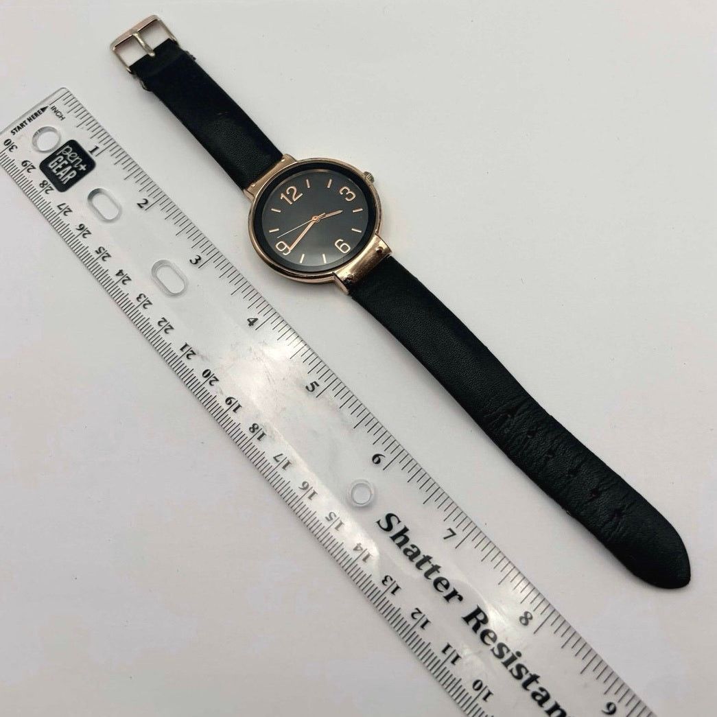 Other Rose Gold & Black Classic Watch Size ONE SIZE - 4 Thumbnail
