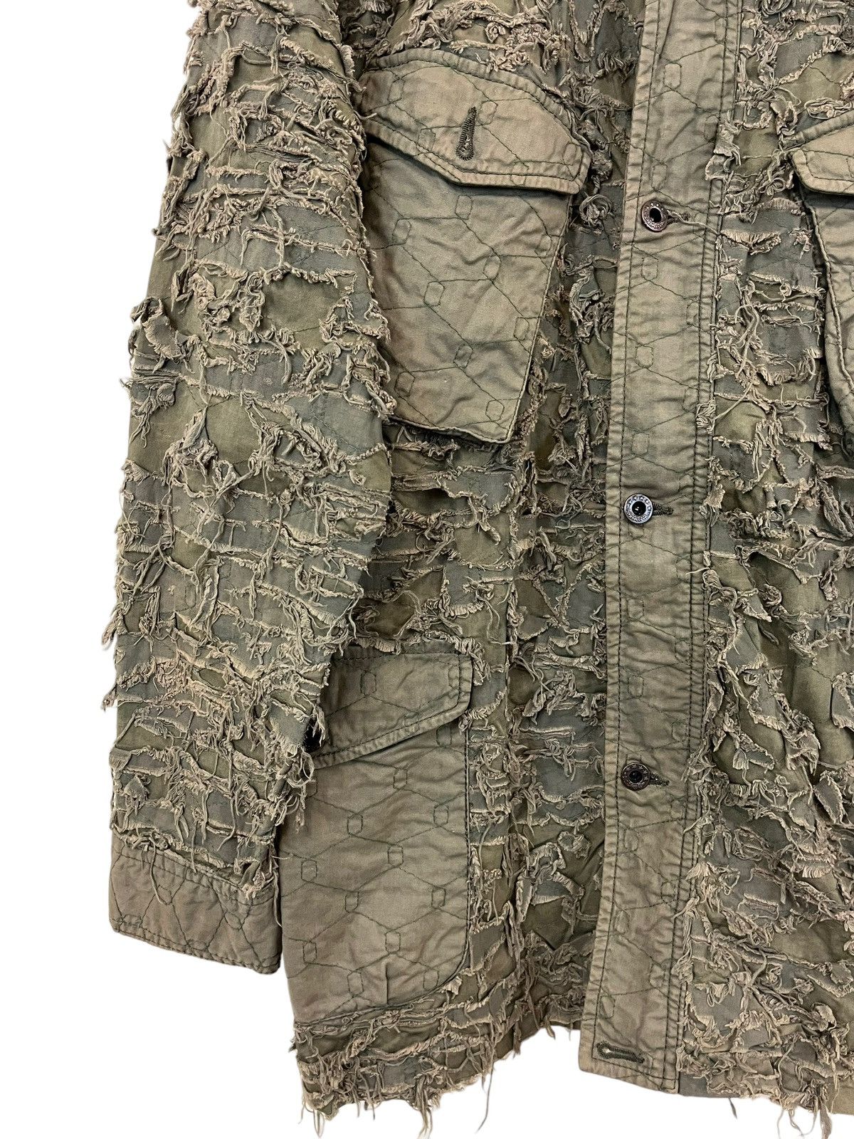 Japanese Brand Japanese Brand Mangrove Distressed Army Jacket Size US L / EU 52-54 / 3 - 19 Thumbnail