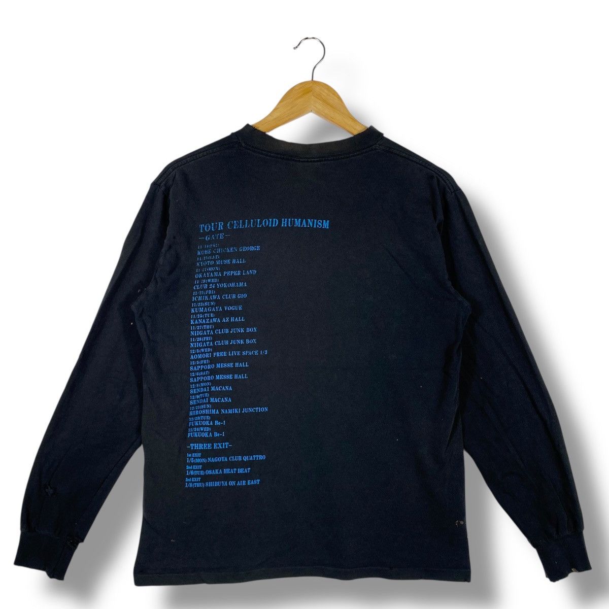 Band Tees × Vintage Vintage 90's PIERROT Tour Celluloid Humanism Distressed Band Size US M / EU 48-50 / 2 - 6 Thumbnail