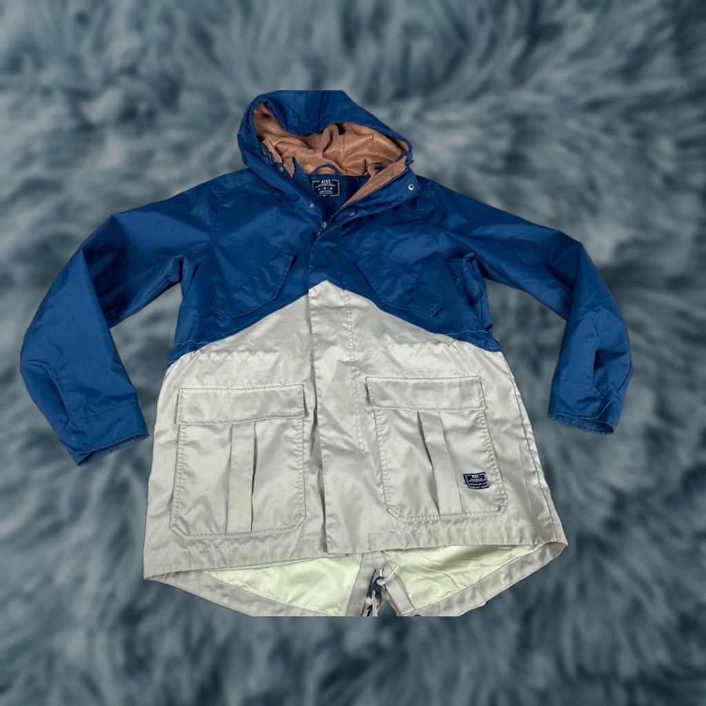 Nike Nike Skateboarding Jacket Mens L Navy & Tan Parka Coat Winter Rain Size US L / EU 52-54 / 3 - 1 Thumbnail