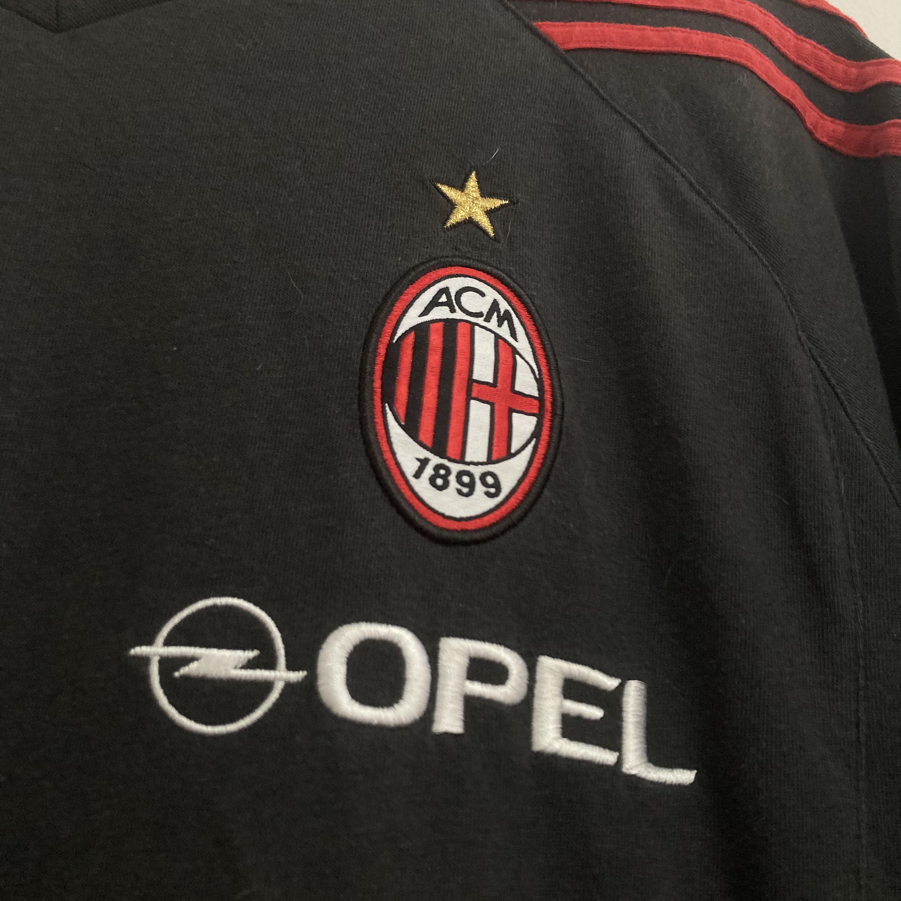 Adidas Rare AC Milan 2004/05 Cotton Adidas Tee Large Size US L / EU 52-54 / 3 - 4 Thumbnail