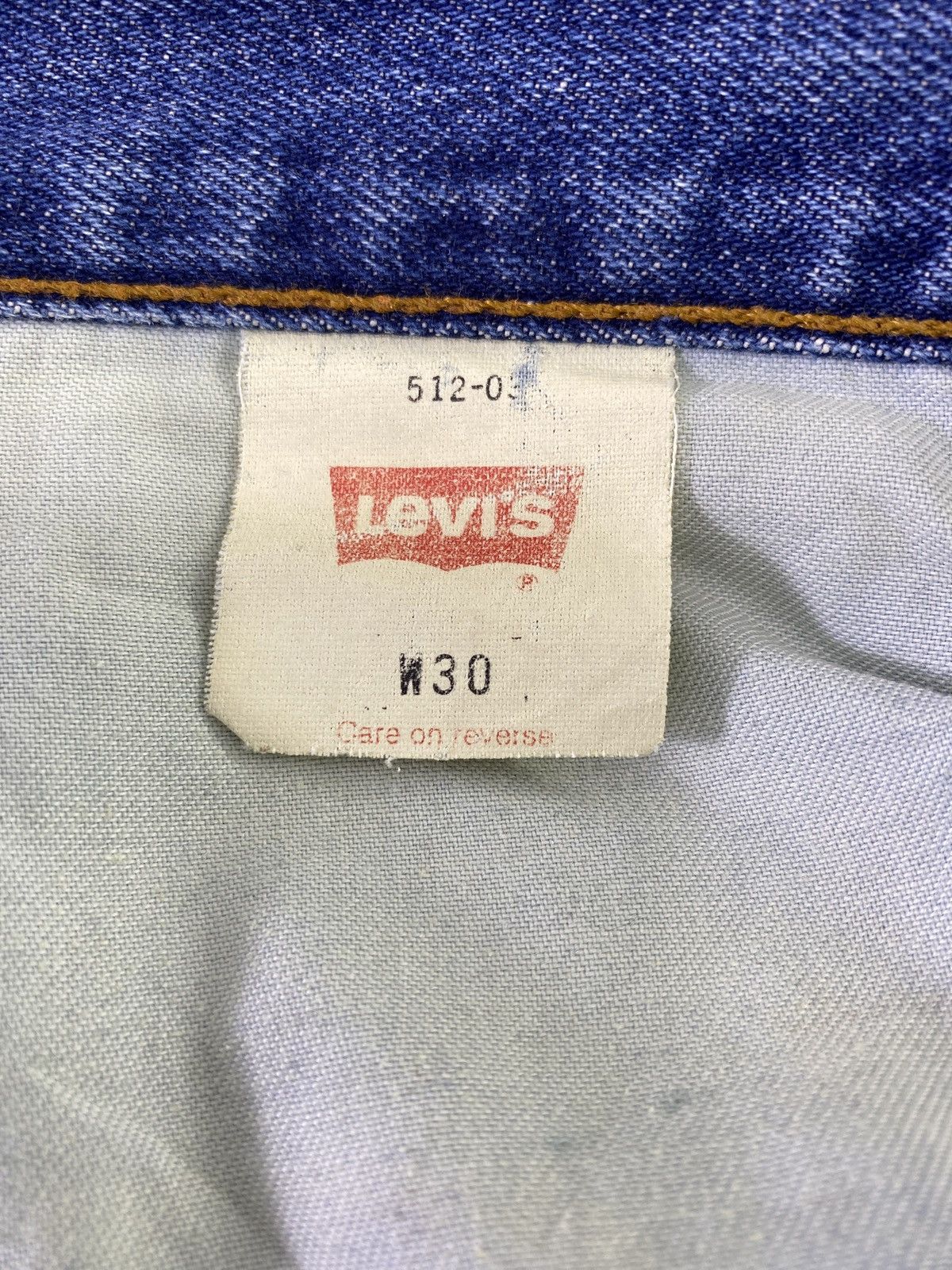 Jean × Levi's × Vintage Vintage Levis 512 Distresses Blue Wash Jeans - J872 Size US 30 / EU 46 - 7 Thumbnail