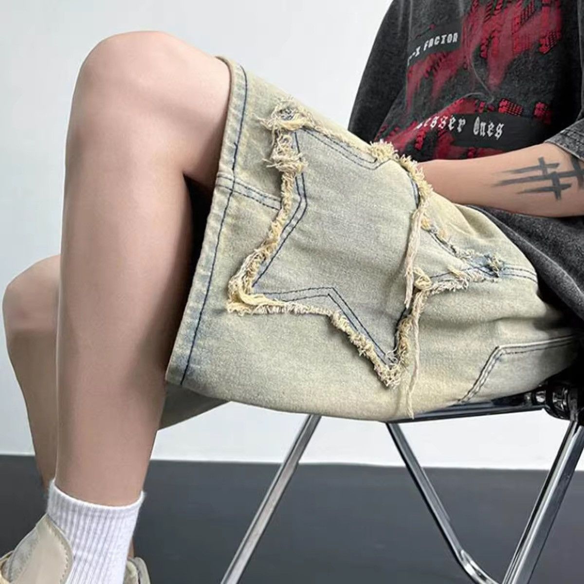 Japanese Brand Stat Denim Short Pant Size US 34 / EU 50 - 2 Thumbnail