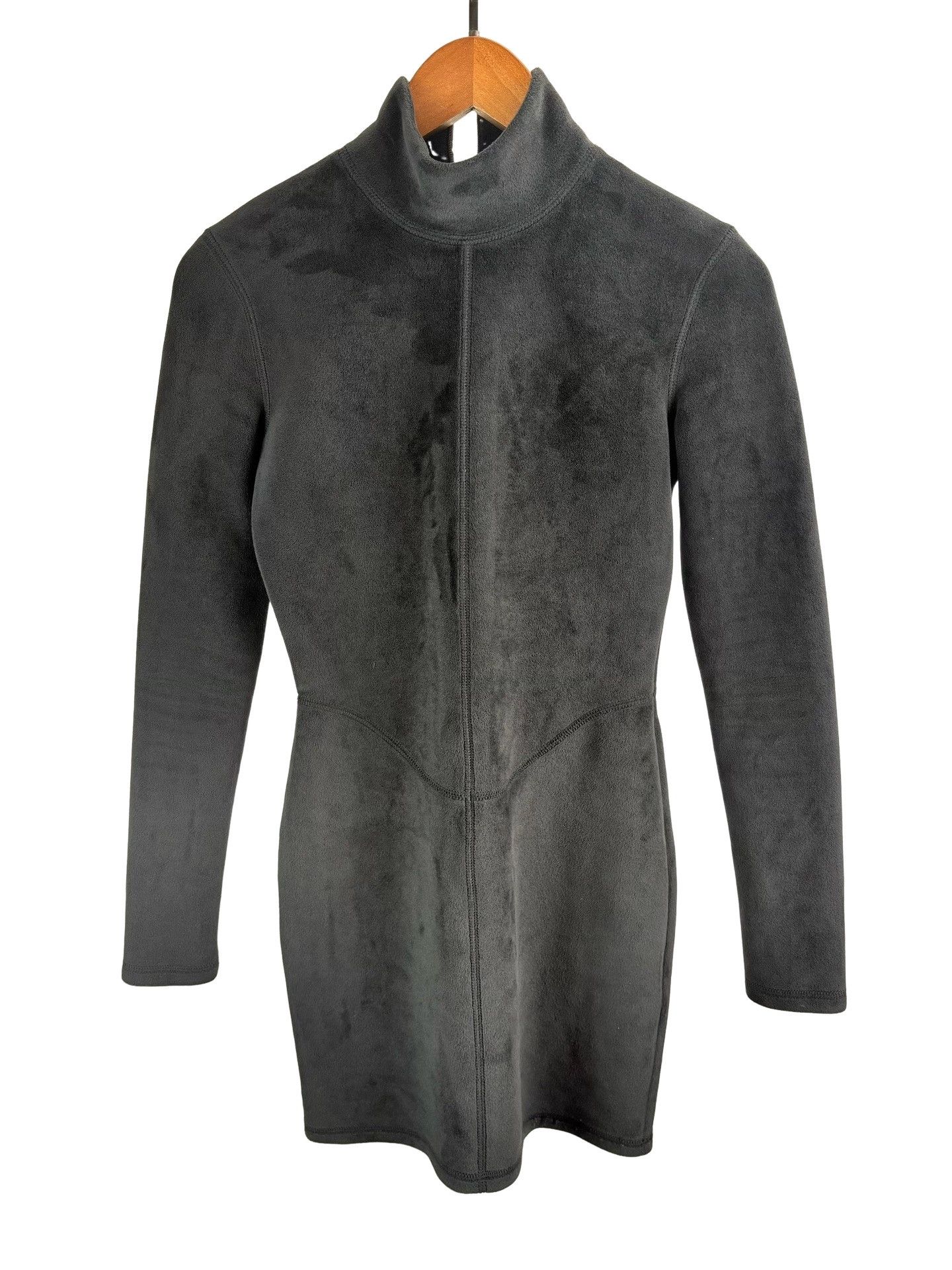 Alexander Wang Alexander Wang Velvet Mock Neck Mini Dress Size S Size S / US 4 / IT 40 - 1 Thumbnail