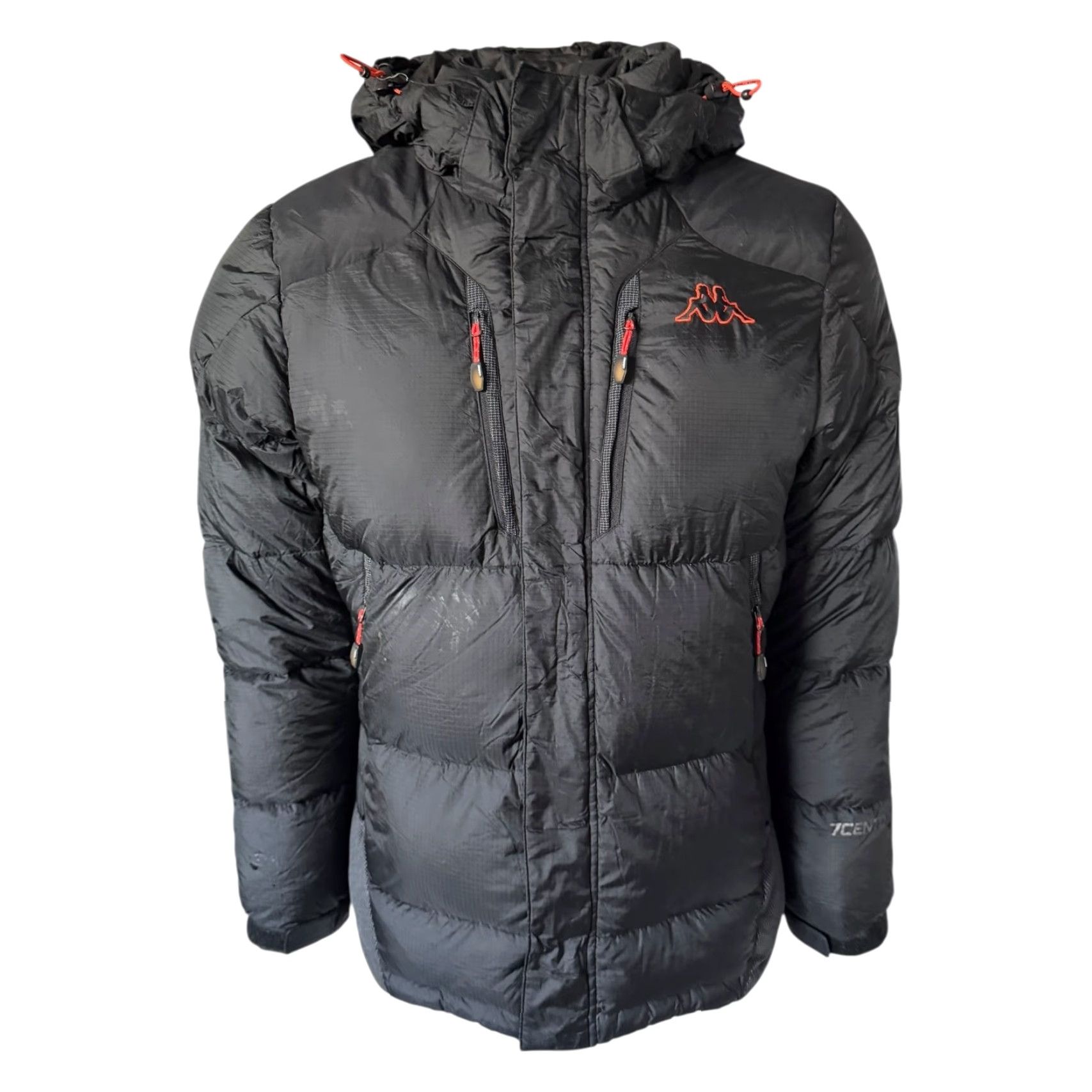 Kappa Kappa 7Cento Black Hooded Puffer Jacket – Men’s Small (S) Winter Coat, Zip, Logo, Casual, Polyester, Regular Fit Size US S / EU 44-46 / 1 - 2 Thumbnail