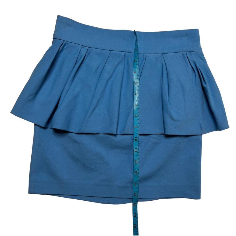 Zara Zara l Light Blue High Rise Peplum Skirt XS Size 26" / US 2 / IT 38 - 4 Thumbnail