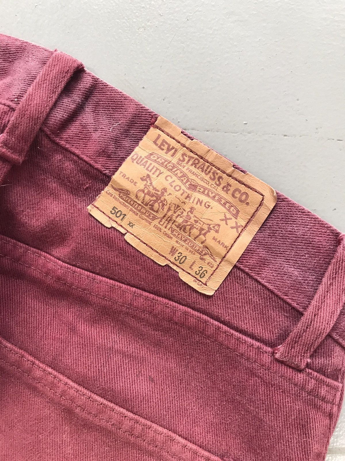 Levi's × Vintage Vintage Levi’s 501 denim Size US 32 / EU 48 - 11 Thumbnail