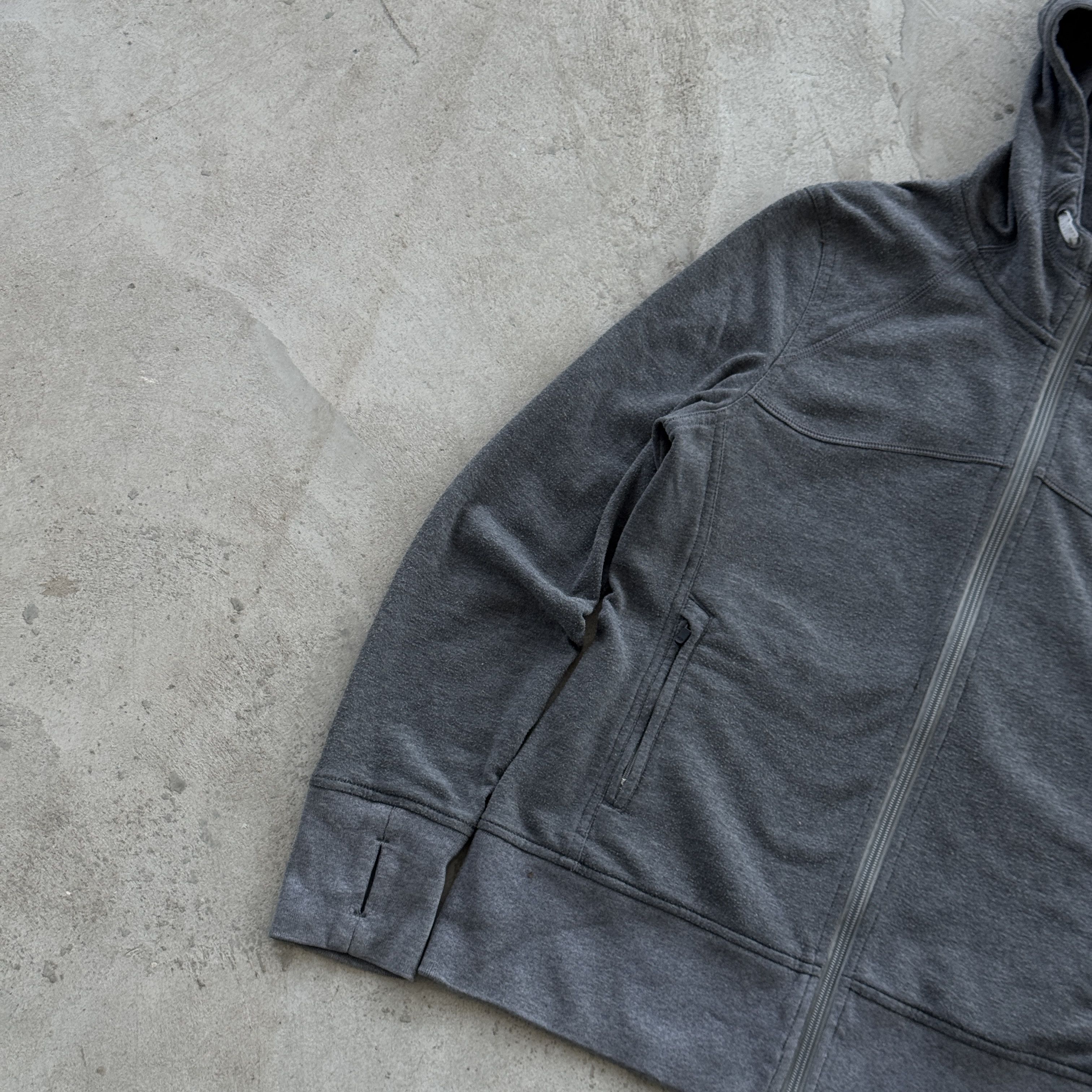 Oakley Oakley Training Full Zip Hoodie Grey Logo Thumbholes Size S / US 4 / IT 40 - 3 Thumbnail