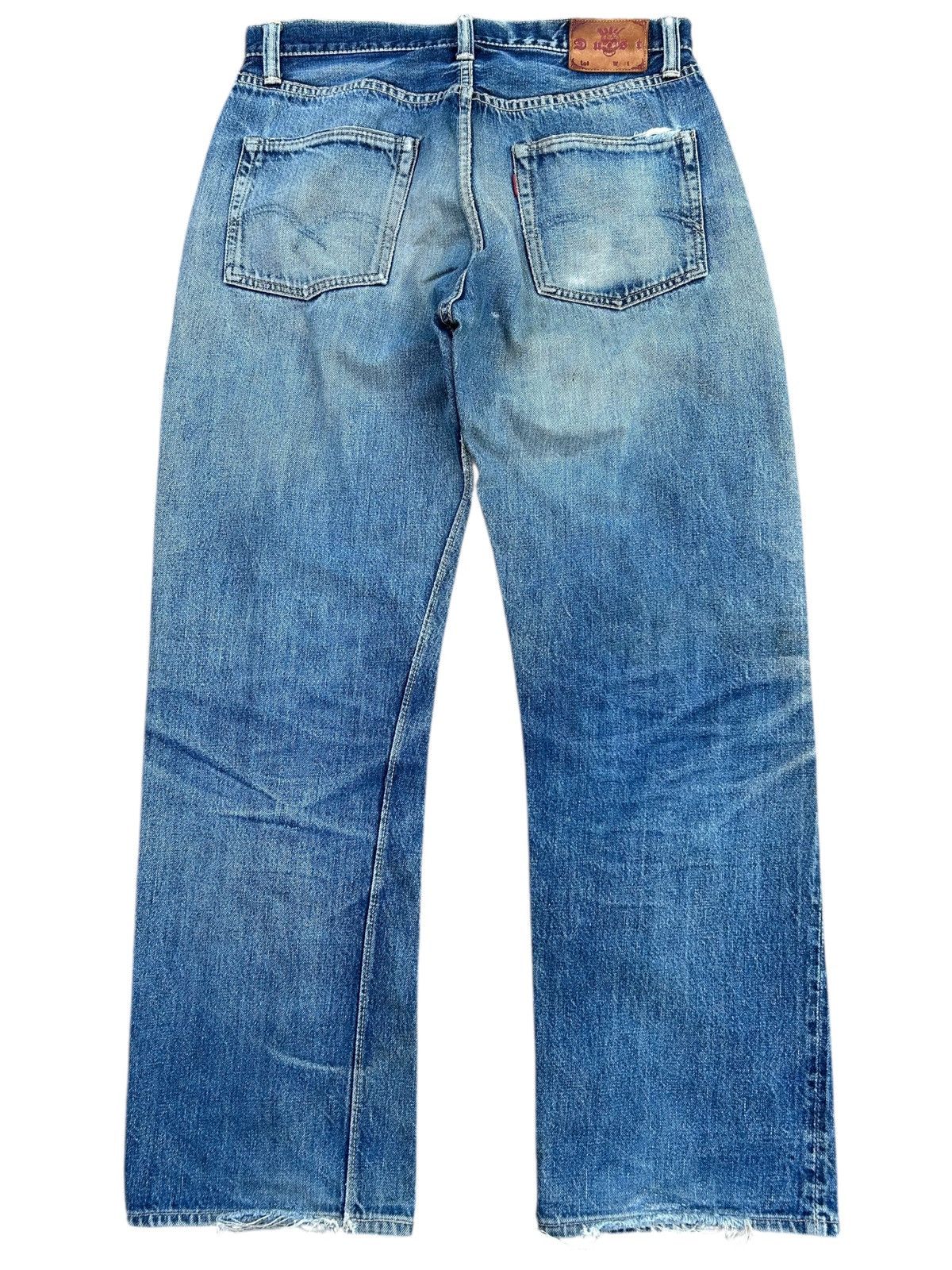 Japanese Brand × Kapital × Vintage Vintage Skull Angel Dust Selvedge Japanese Distressed Denim Size US 32 / EU 48 - 3 Thumbnail
