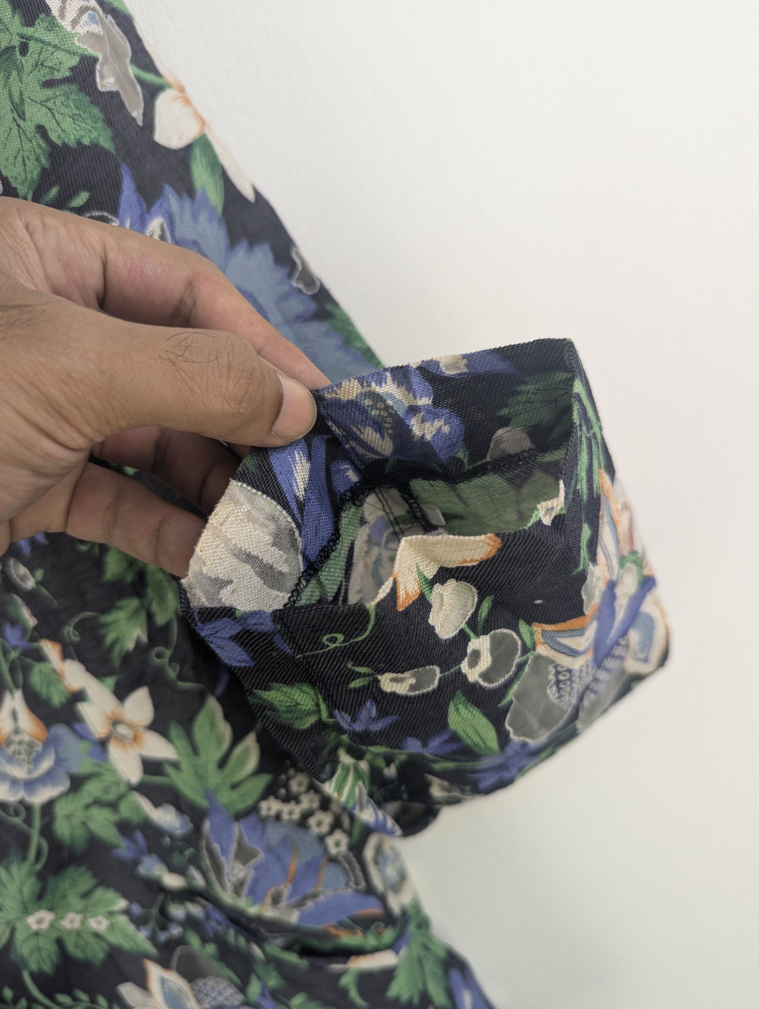 Japanese Brand Vintage Blazer Jacket Floral Motif Transparent Size M / US 6-8 / IT 42-44 - 4 Thumbnail