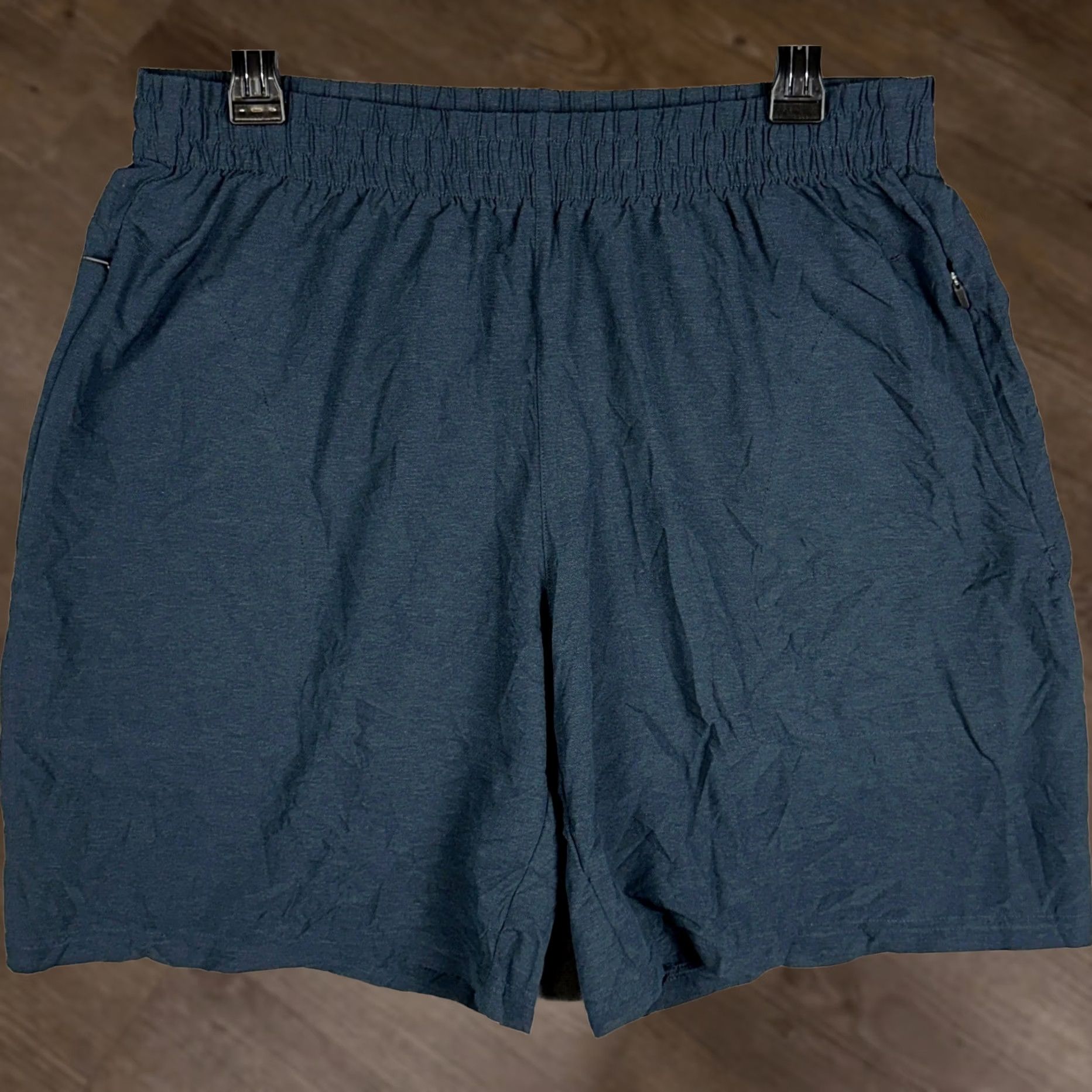 Vintage VRST Shorts Mens Large Dark Navy Athletic Running Workout Athleisure Drawstring Size US 33 - 1 Thumbnail