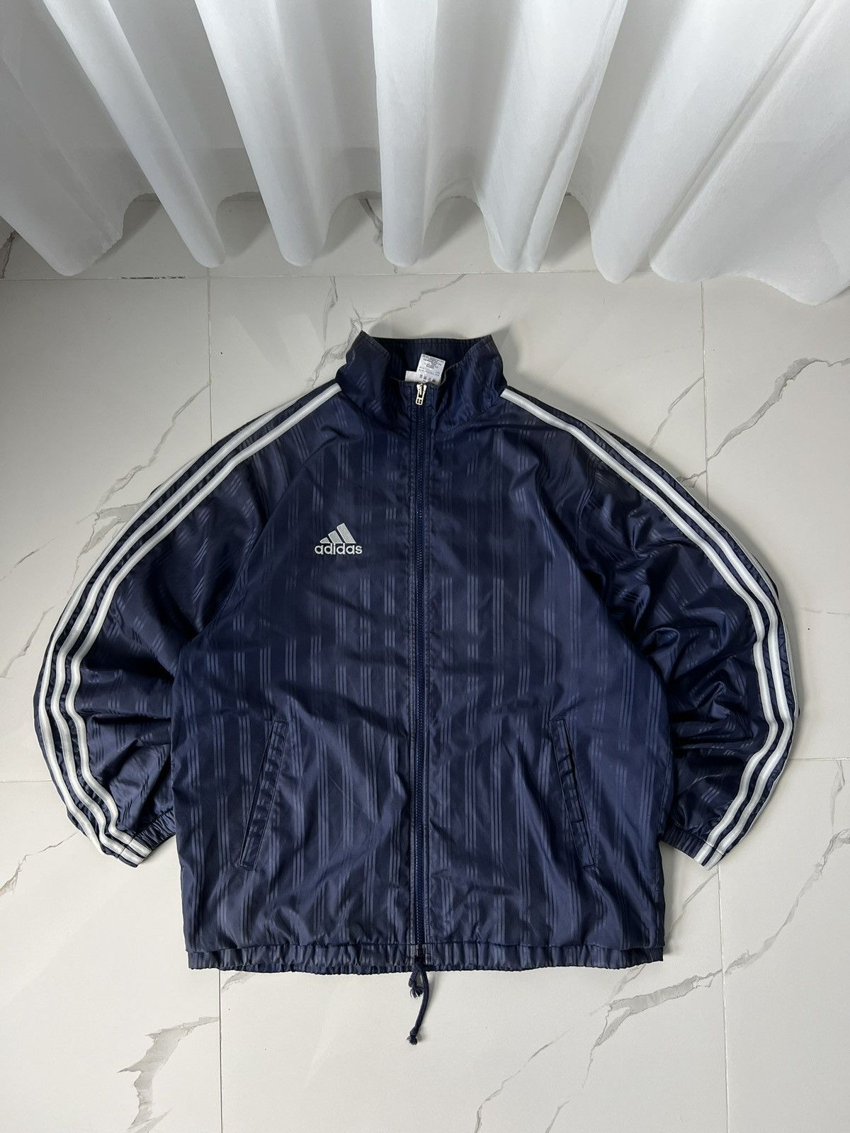 Adidas × Vintage 00's ADIDAS SMALL LOGO Y2K TRACK JACKET GORPCORE Size US L / EU 52-54 / 3 - 1 Thumbnail