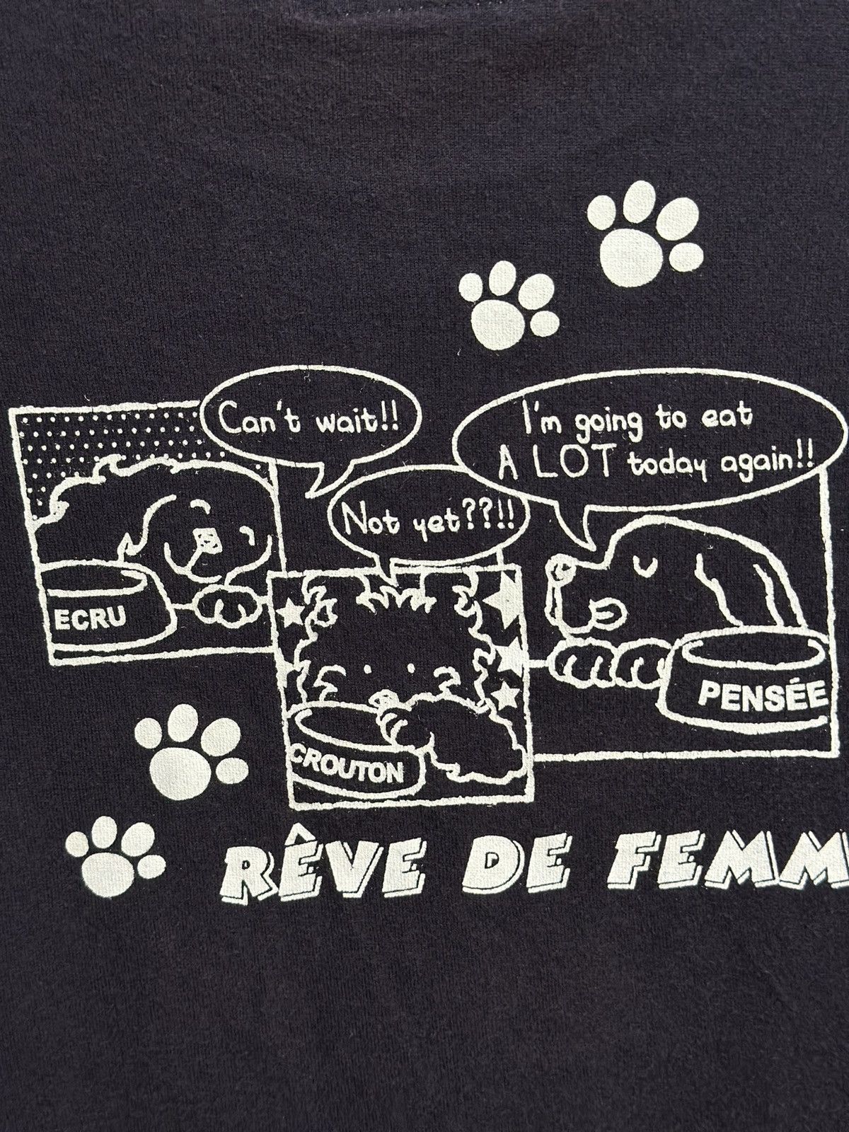 Vintage Vintage Rêve De Femme 3Dog Delicious Dream Sun Faded Tee Size US M / EU 48-50 / 2 - 6 Thumbnail