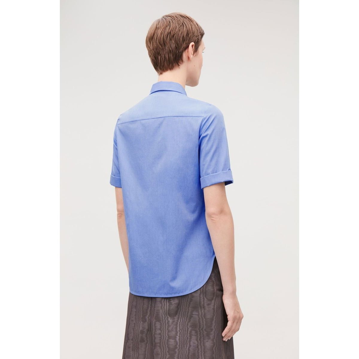 Cos NWOT COS Short-Sleeved Shirt With Turn Ups Sz 2 Size XS / US 0-2 / IT 36-38 - 4 Thumbnail