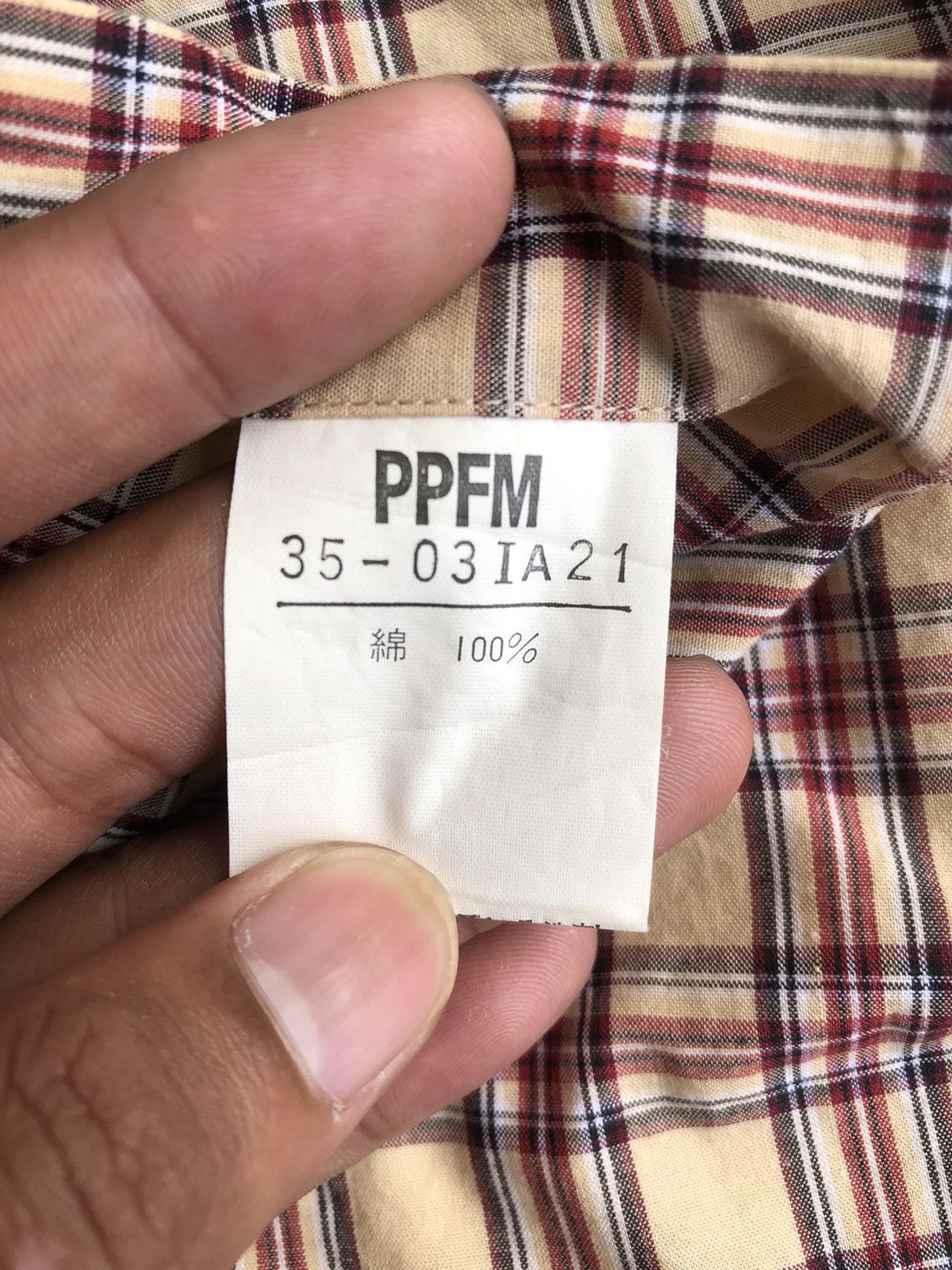 If Six Was Nine × Japanese Brand × PPFM Ppfm Stripe Long Sleeve Button Shirt Size US S / EU 44-46 / 1 - 7 Thumbnail