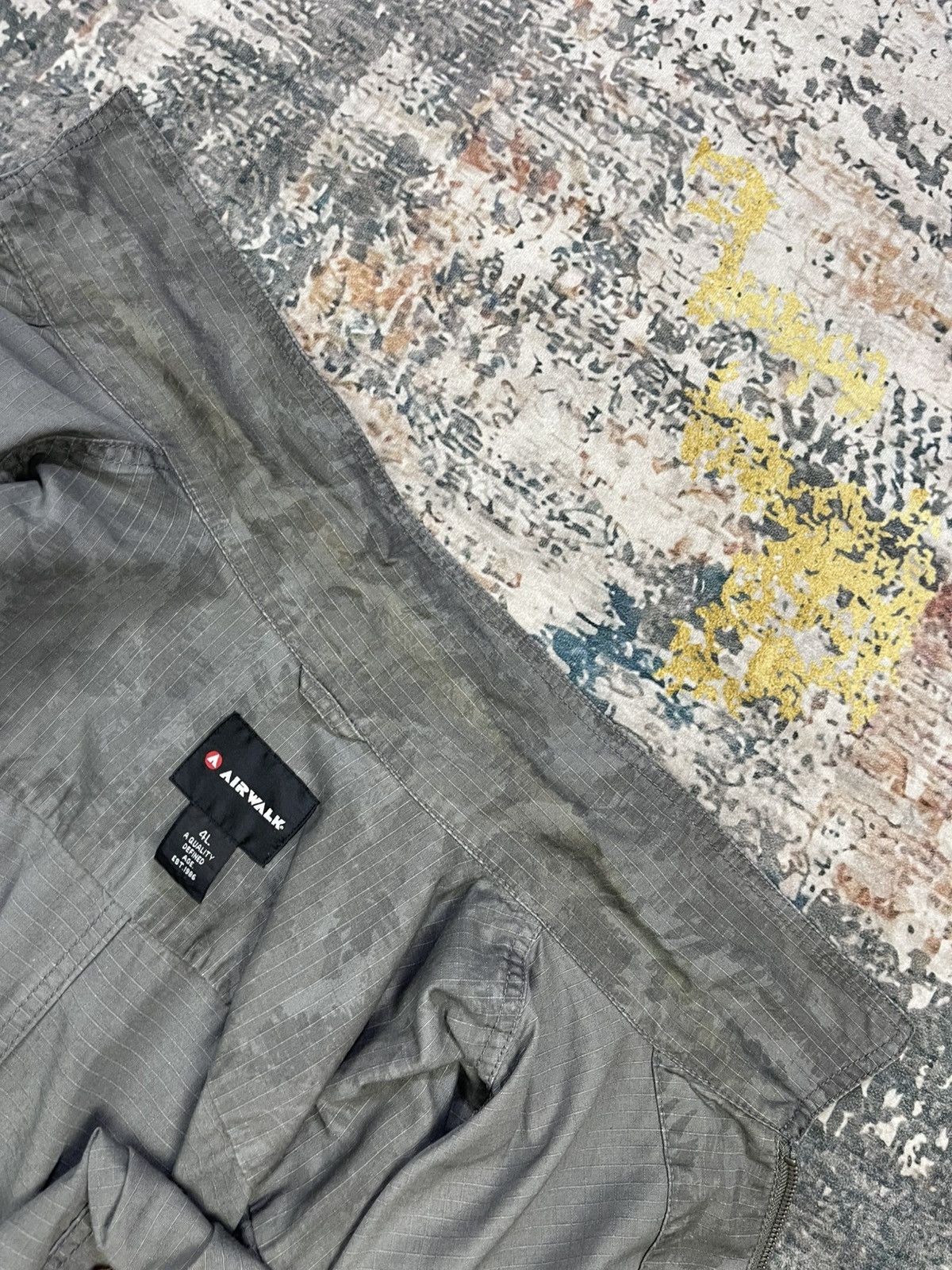 Airwalk Airwalk Ripstop Camouflage Zip Up Overshirt Jacket Size US XXL / EU 58 / 5 - 16 Thumbnail