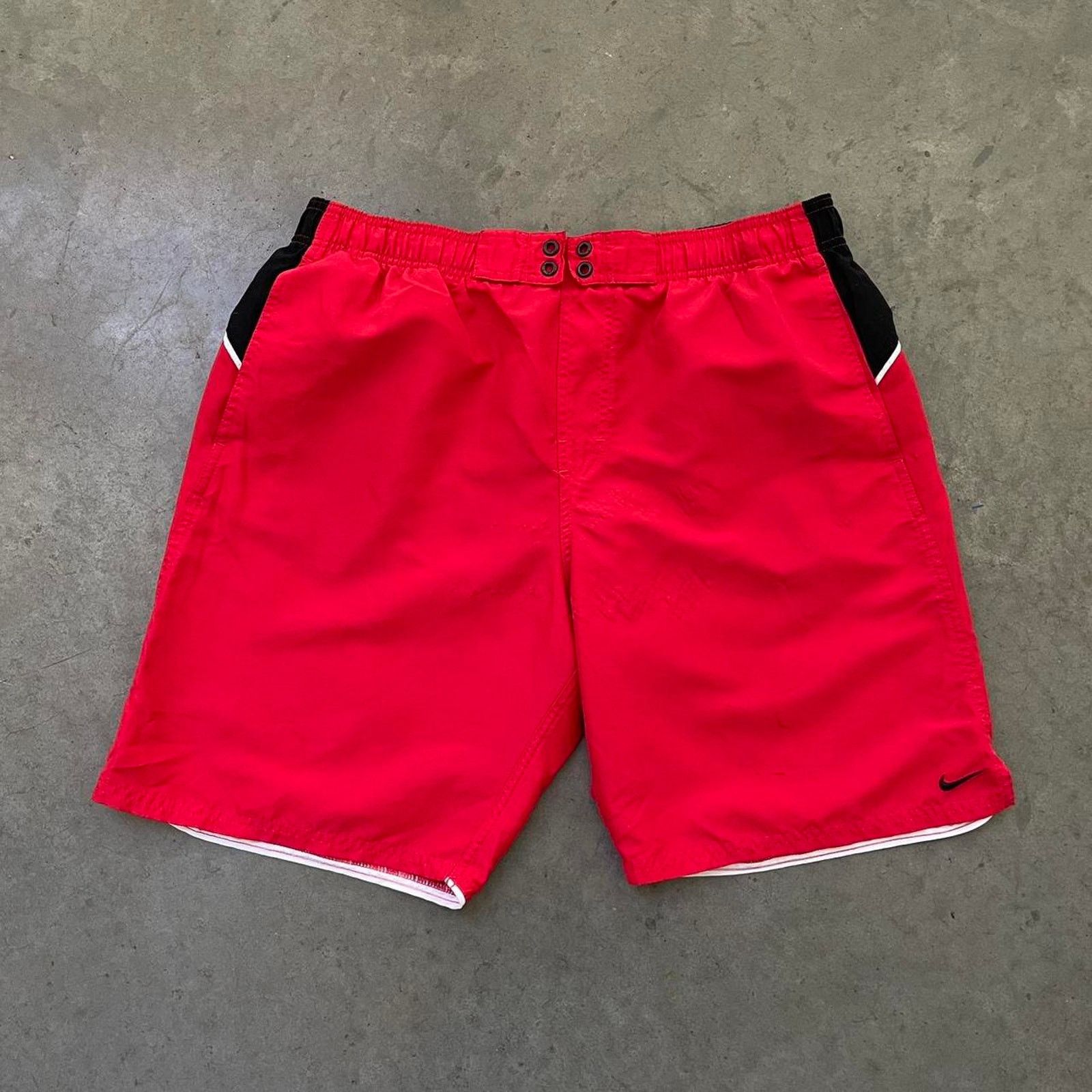 Nike Nike Red/Black Swim Shorts Size US 34 / EU 50 - 1 Thumbnail