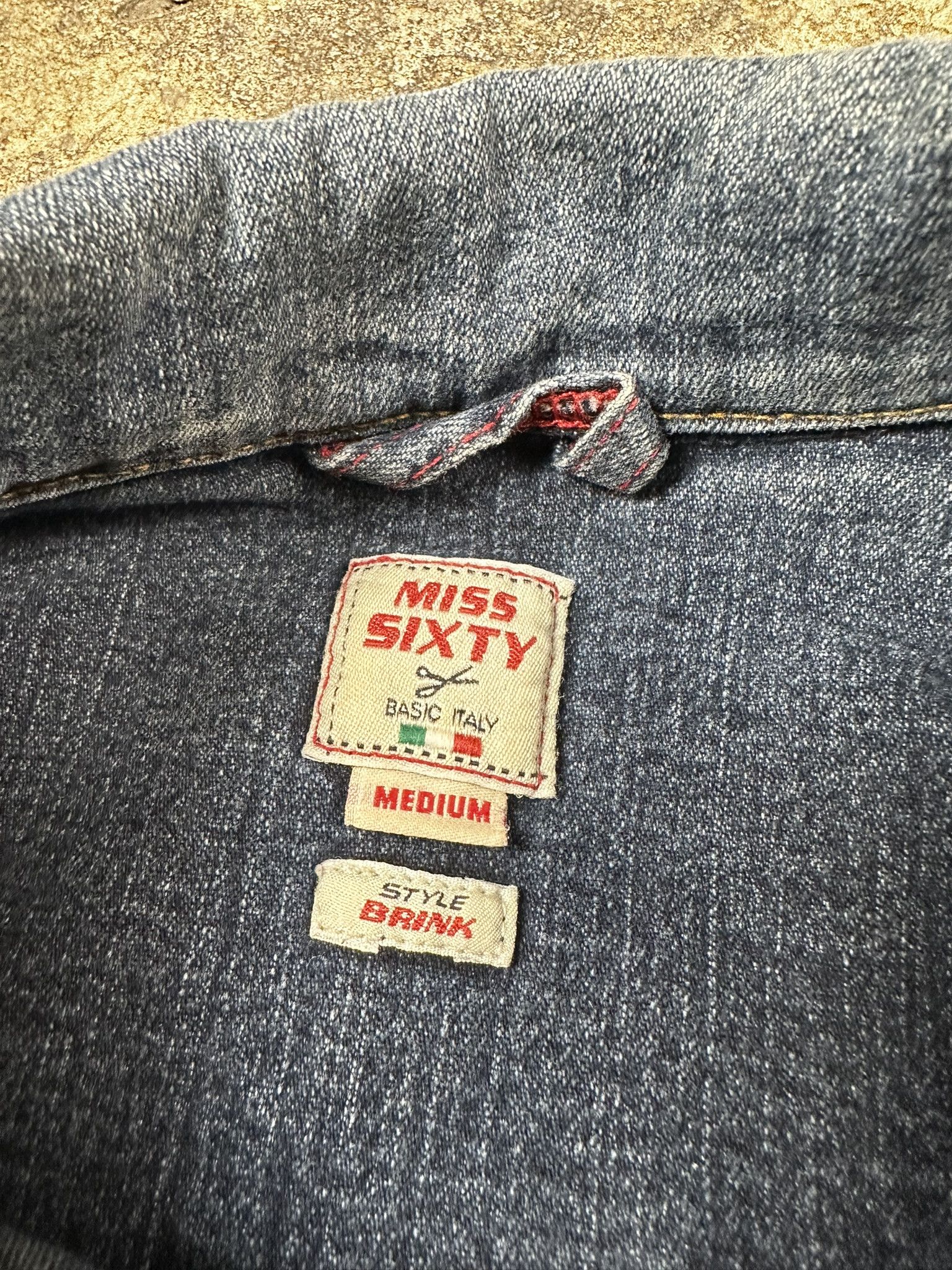 Miss Sixty Vintage Y2k Miss Sixty Denim Jacket 2000s Size M / US 6-8 / IT 42-44 - 7 Thumbnail