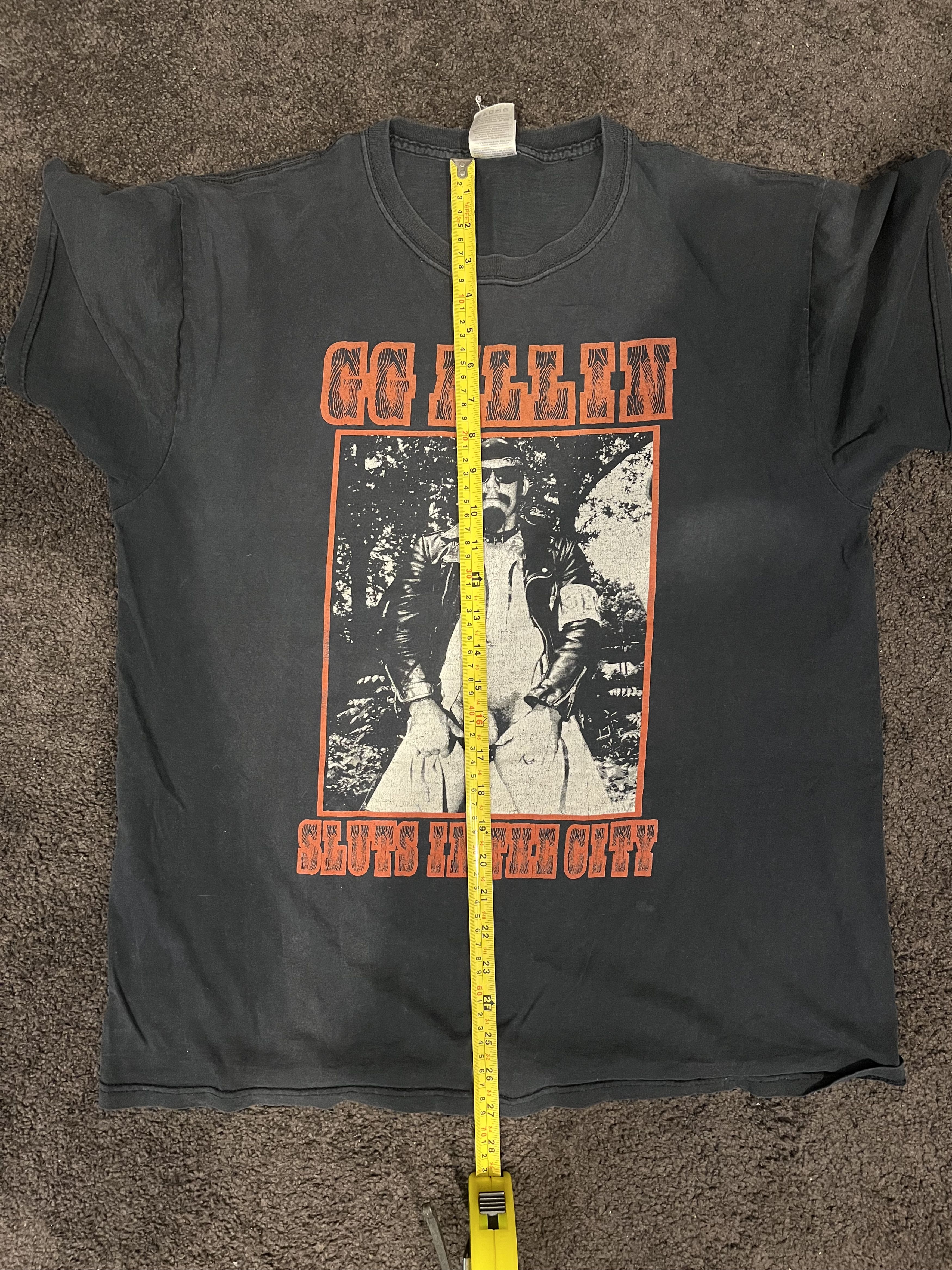 Vintage GG Allin 'Sluts in the City' Tee Size US L / EU 52-54 / 3 - 8 Thumbnail