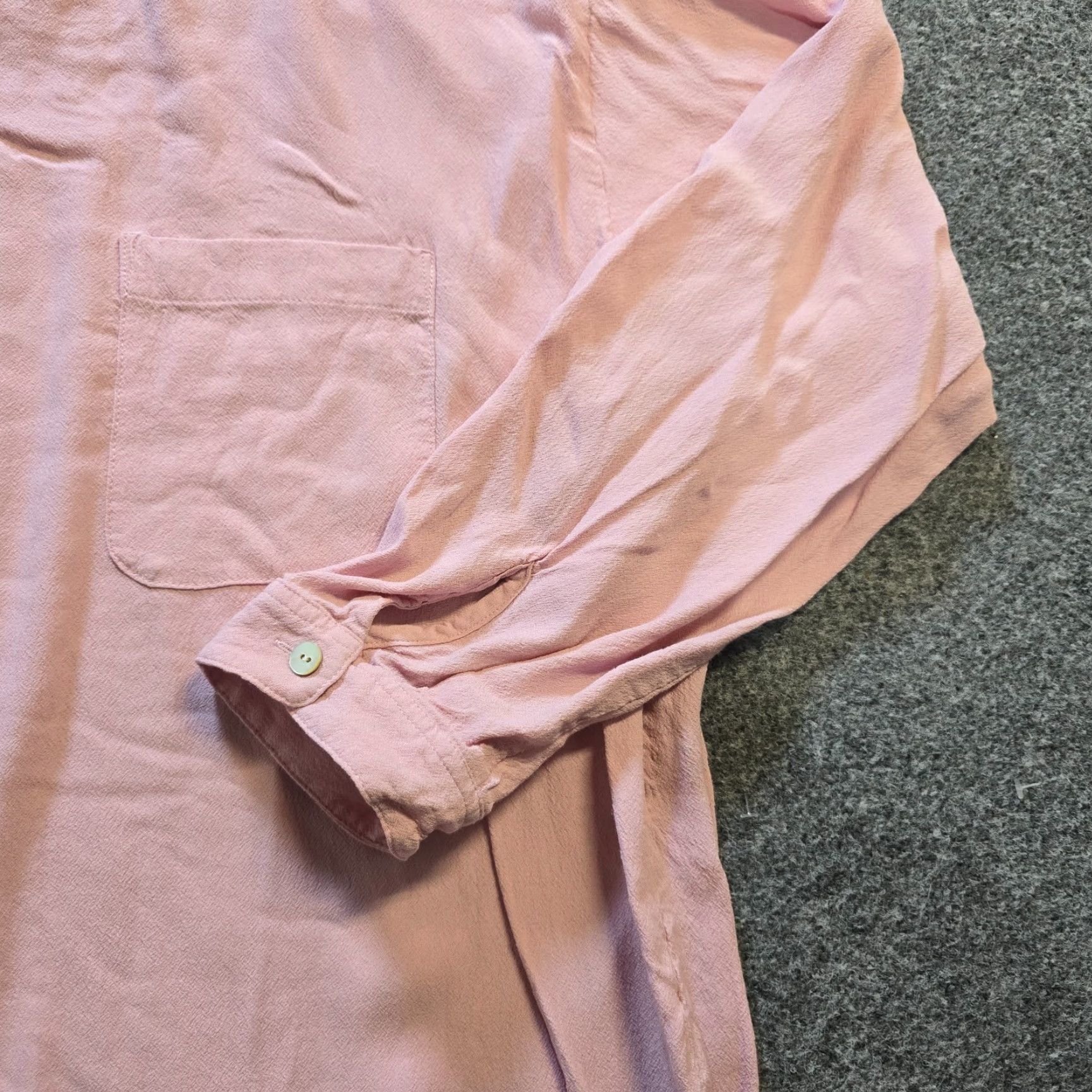 J. Jill J Jill Top Womens 3X Pink Button Up Long Sleeve Stretchy Capsule Casual Shirt Blouse Regular Plus Size Womens Size XXL / US 16-18 / IT 52-54 - 4 Thumbnail