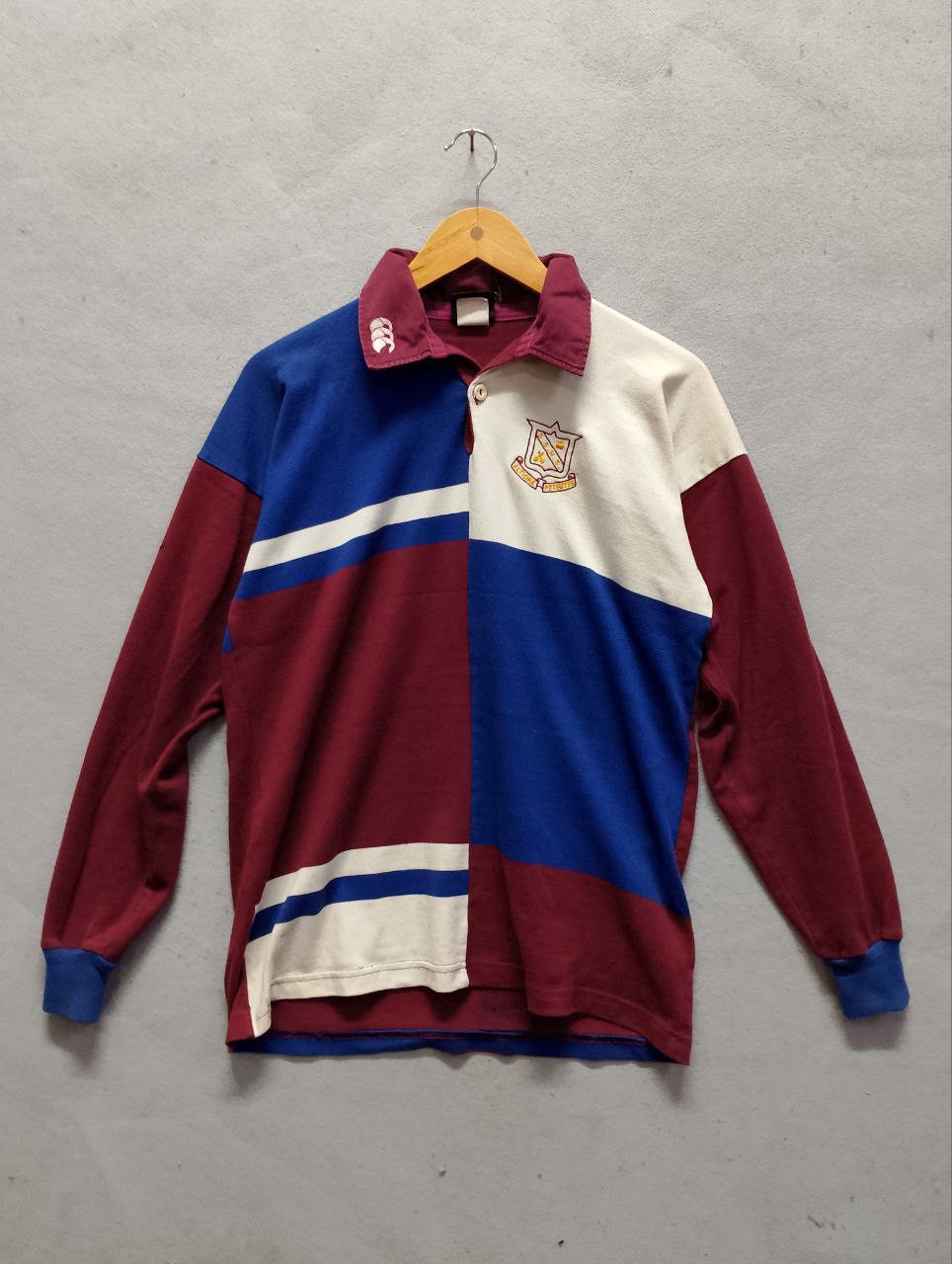 Canterbury of New Zealand Vintage 90s Canterbury Rugby Jersey Made in Australia Size US M / EU 48-50 / 2 - 1 Thumbnail