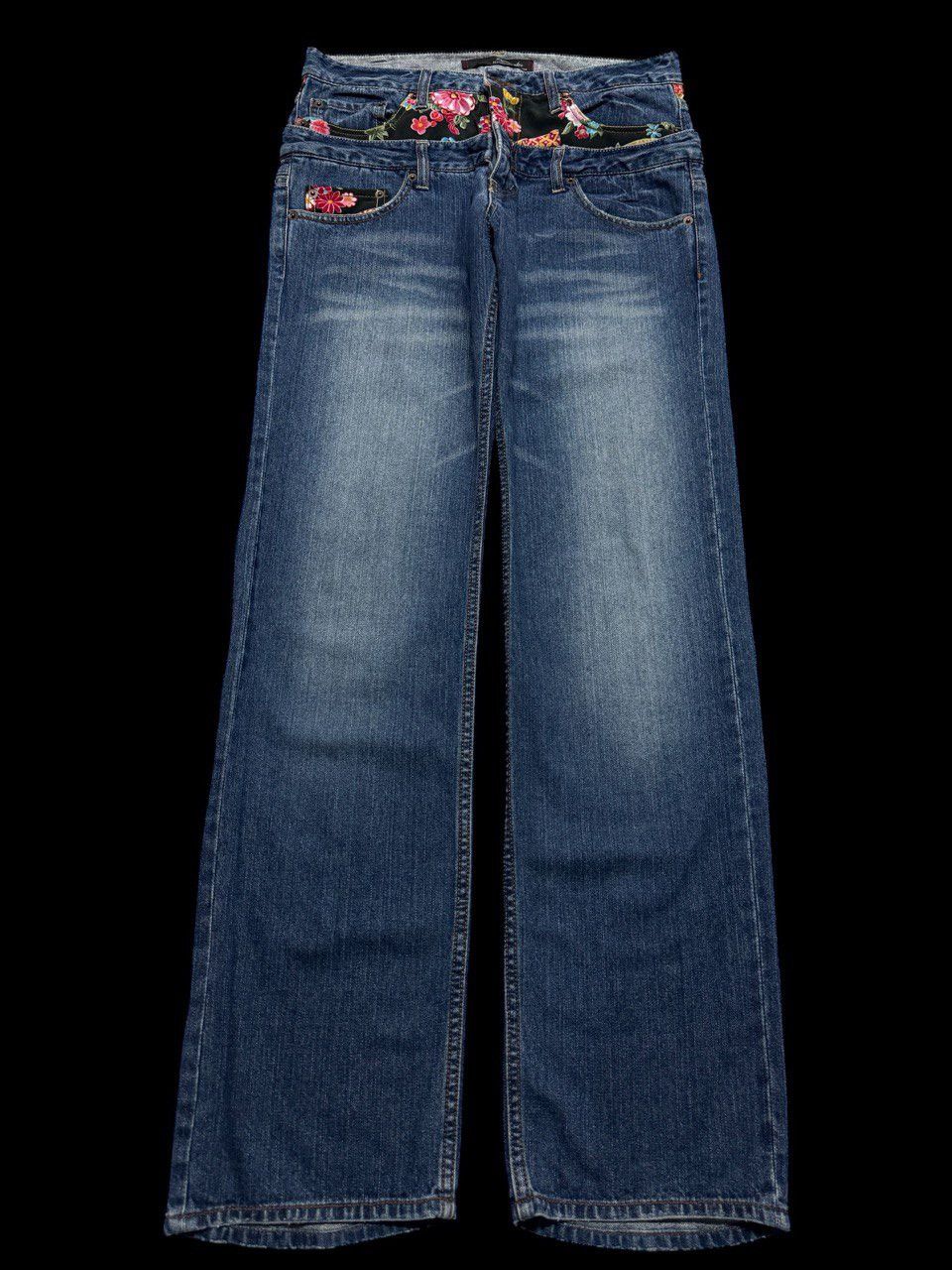 Beauty Beast RARE 90s Style Double Waist Dominate Sakura Style Mud-Washed Size US 30 / EU 46 - 2 Thumbnail