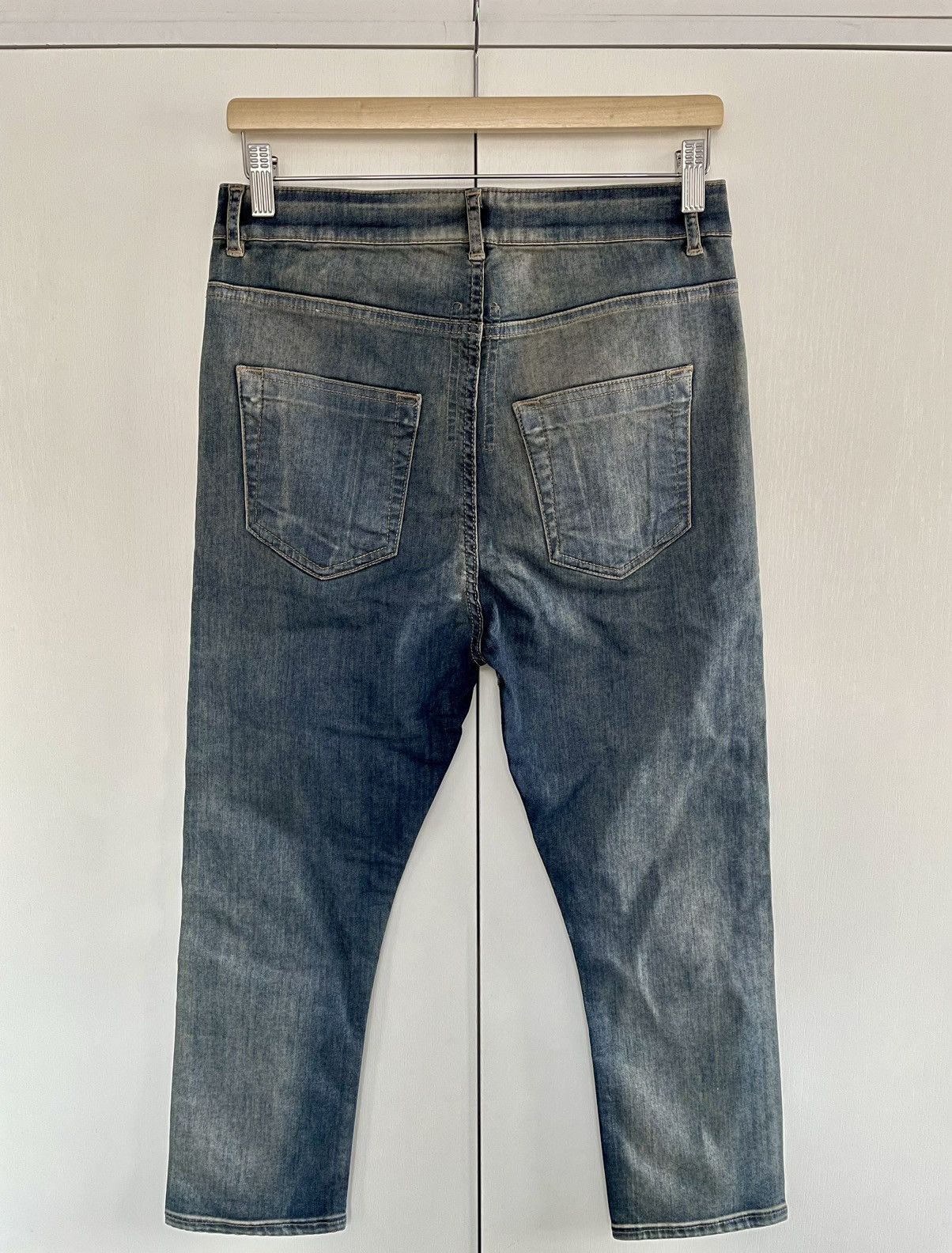 Rick Owens Rick Owens Drkshdw Lightweight Detroit Cut Cropped Jeans Size US 29 - 2 Thumbnail