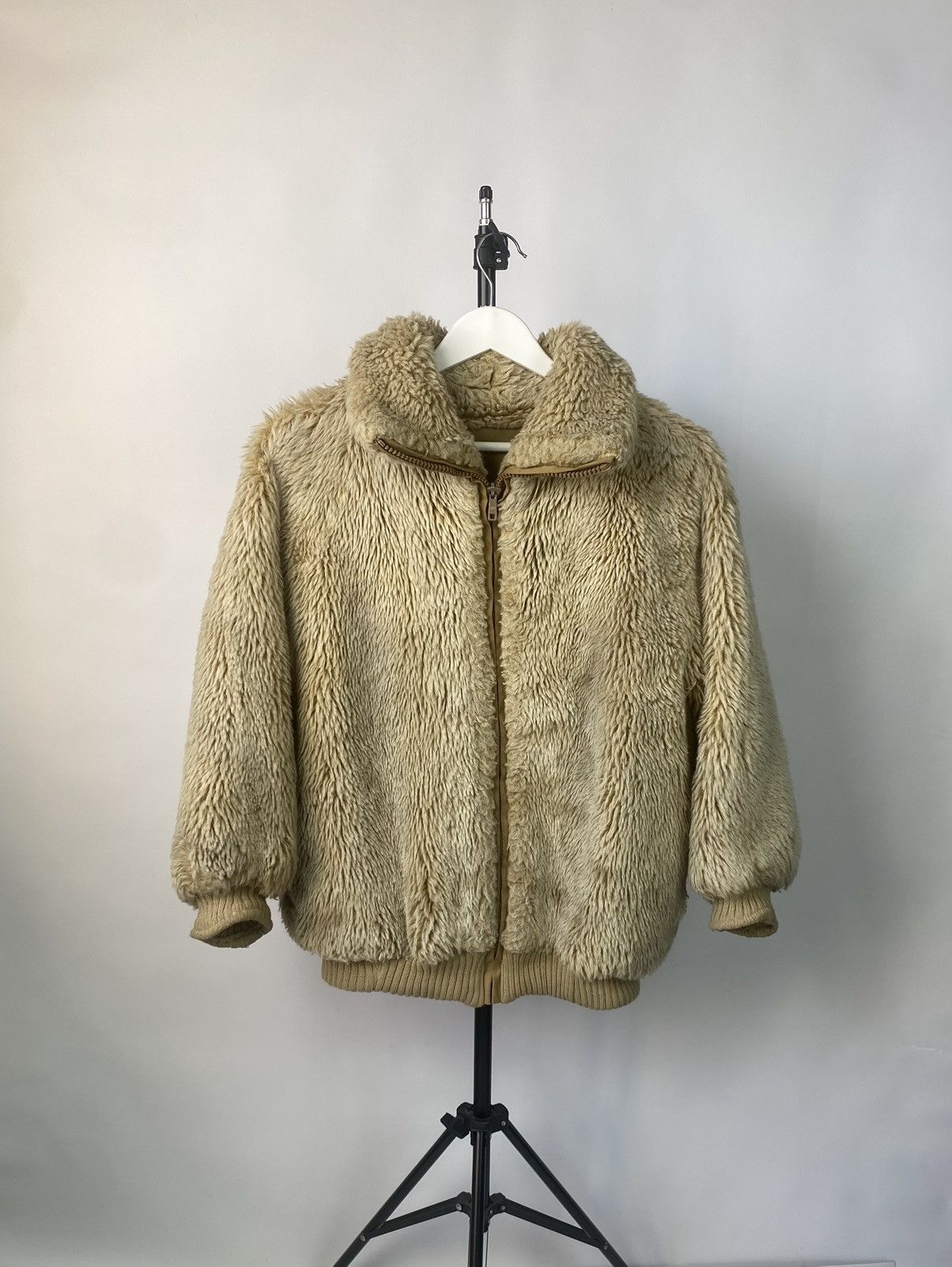 Designer × Hysteric Glamour × Japanese Brand Vintage 90 Japanese Brand Mohair Fur Jacket RIRI Y2K Opium Size US S / EU 44-46 / 1 - 1 Thumbnail