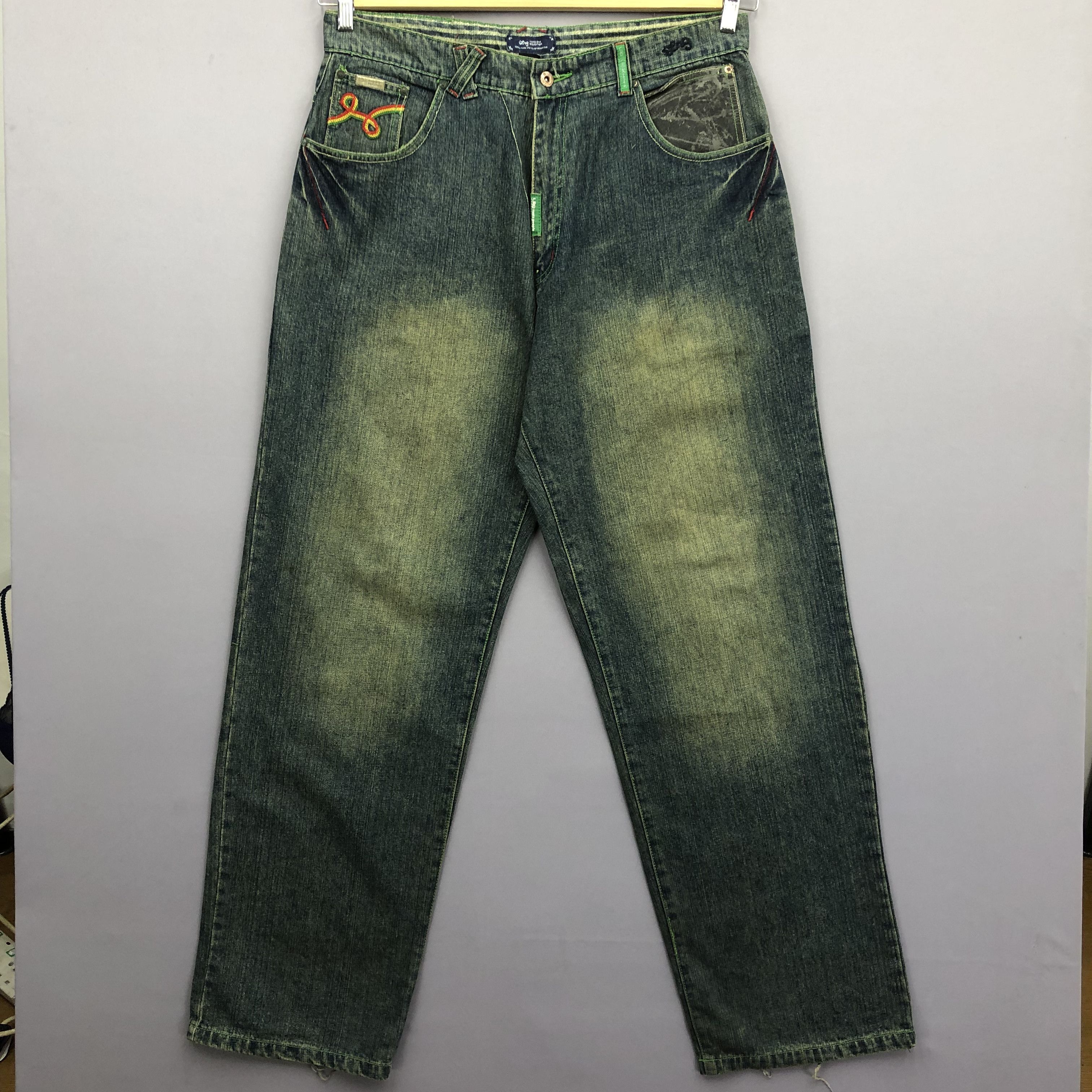 LRG Vintage Y2K LRG Skate Baggy Jeans Faded Loose Denim Pants Size US 36 / EU 52 - 2 Thumbnail