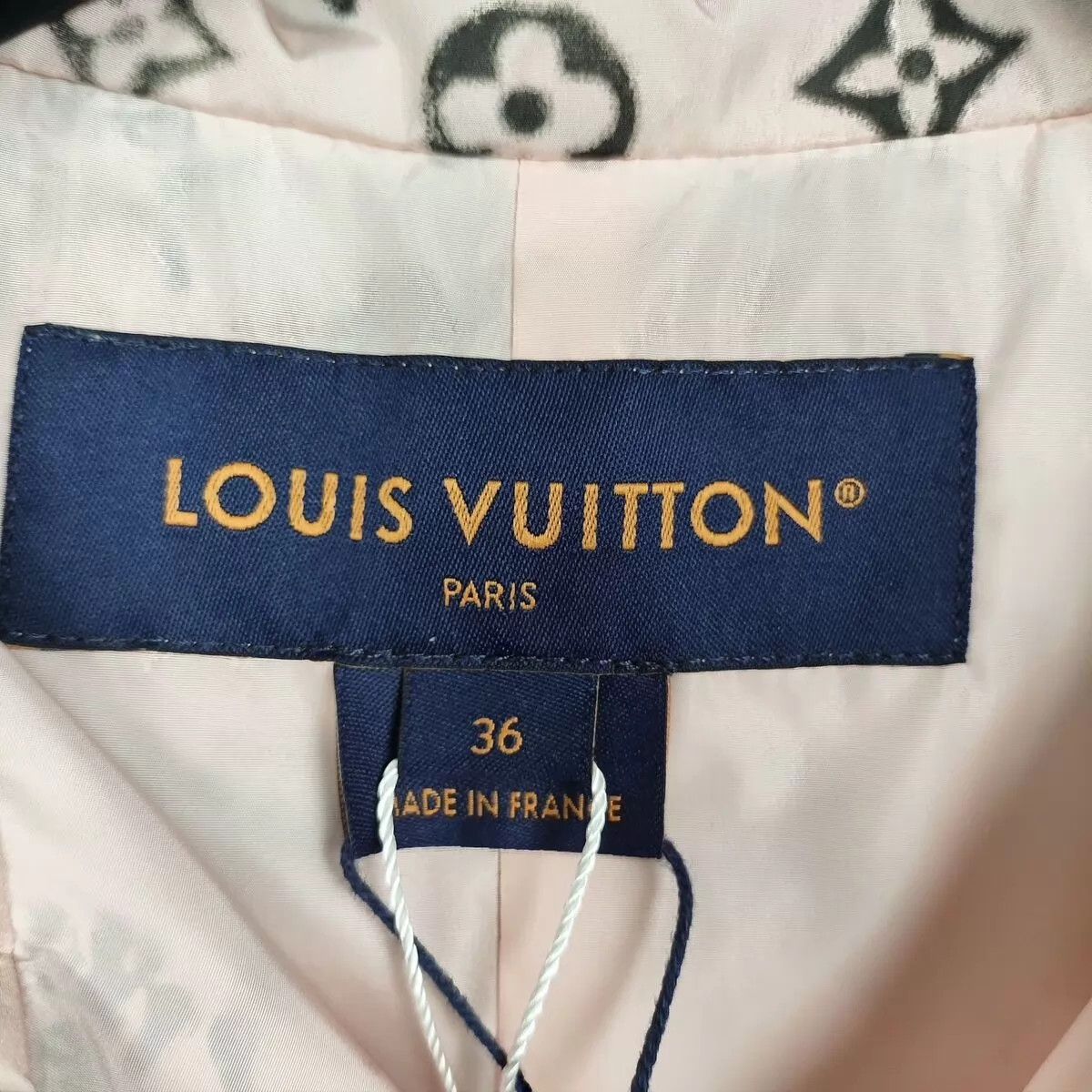 Louis Vuitton LV Nylon Print Hooded Pink Jacket Size XS / US 0-2 / IT 36-38 - 4 Thumbnail