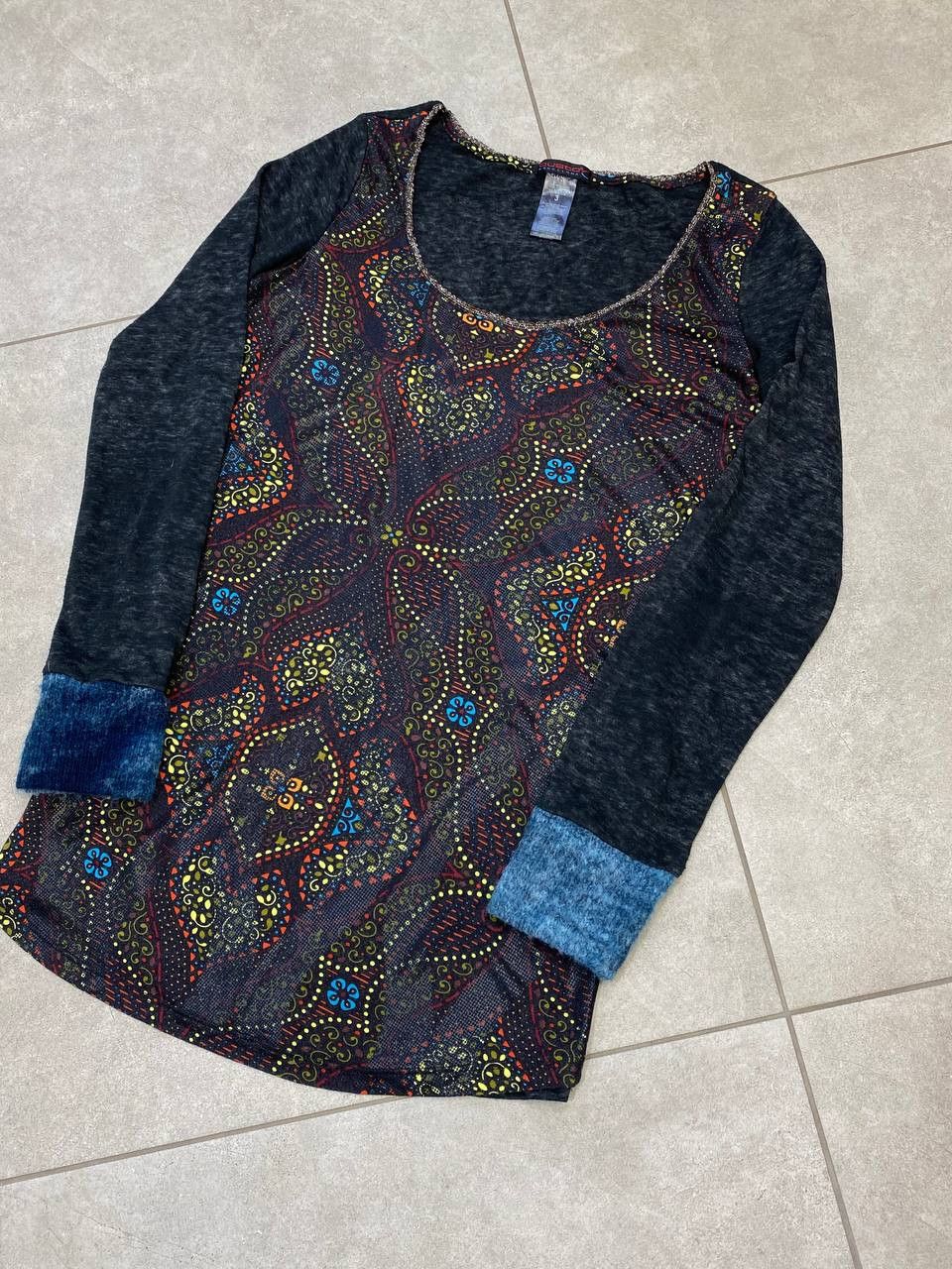 Custo Barcelona Vintage Custo Barcelona Y2K Print Viscose Printing Blouse Size L / US 10 / IT 46 - 4 Thumbnail