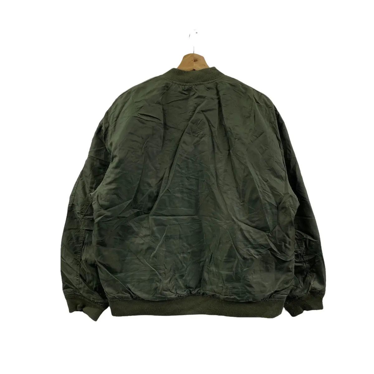 Vintage Vtg BROWNY STANDARD MA-1 FLIGHT Army Bomber Jacket Size US L / EU 52-54 / 3 - 2 Thumbnail