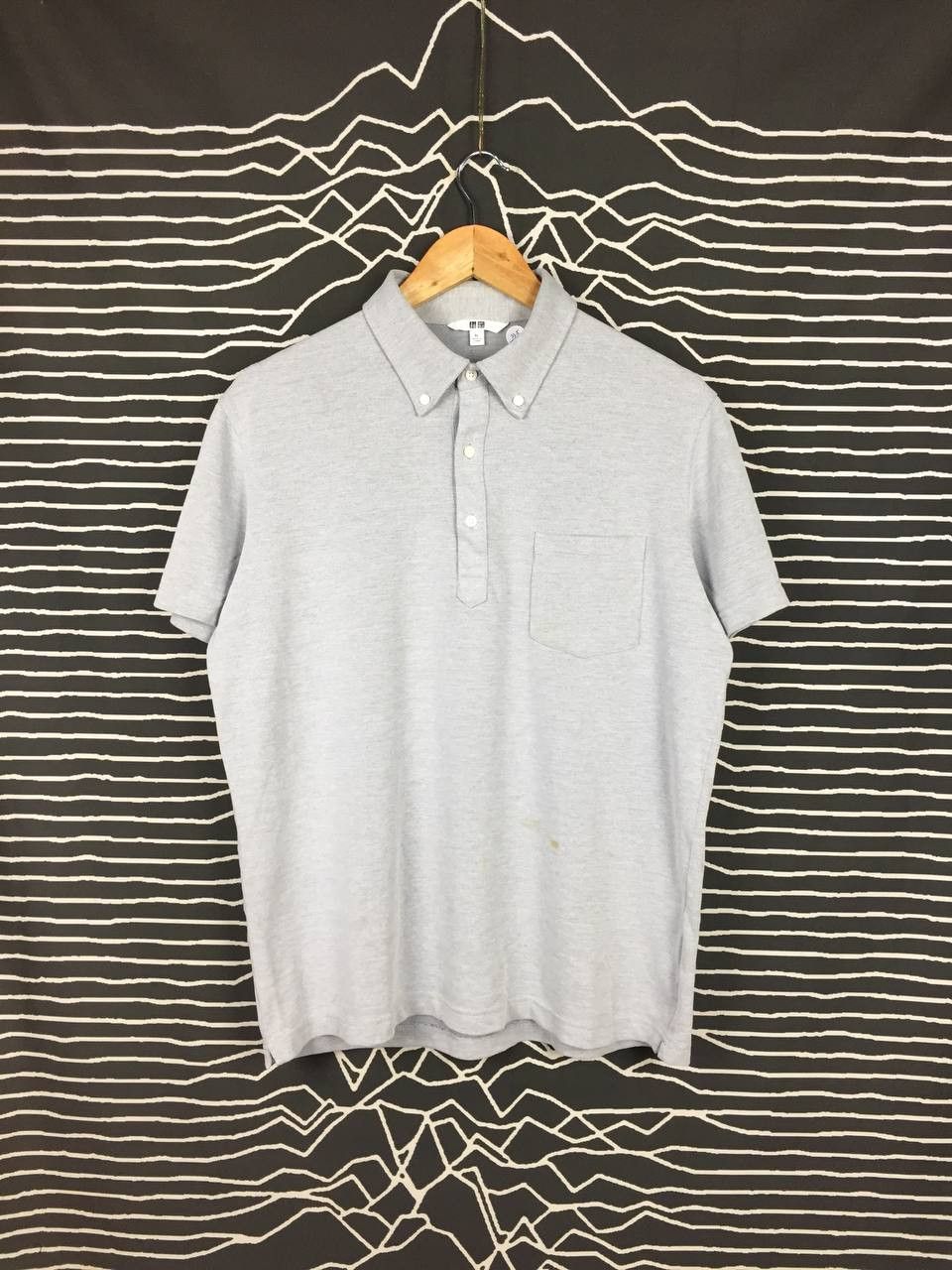 Japanese Brand × Uniqlo Uniqlo Plain Pocket Button Down Collared Polo Tee Size US XL / EU 56 / 4 - 1 Thumbnail
