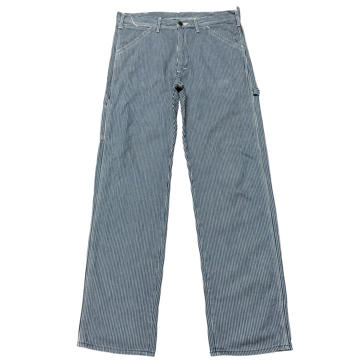 Vintage Vintage Lee Denim Hickory Carpenter Pants Size US 34 / EU 50 - 2 Thumbnail