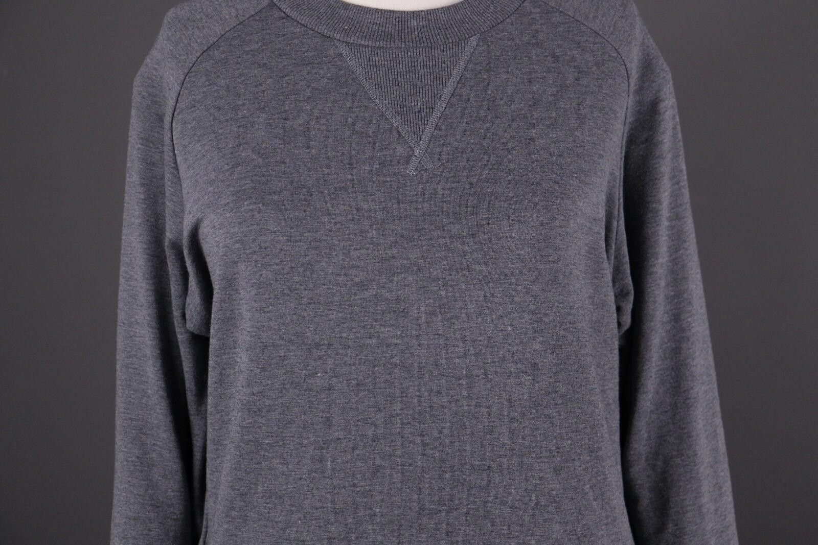 Designer Kari Traa Gray Long Sleeve Cotton Sweater Size L Size L / US 10 / IT 46 - 3 Thumbnail