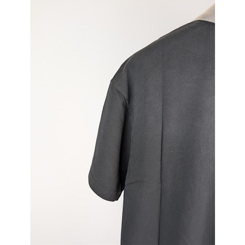Amiri o1rshd1 Vintage Oversized Short-Sleeved Polo Shirt in Black Size US L / EU 52-54 / 3 - 15 Thumbnail
