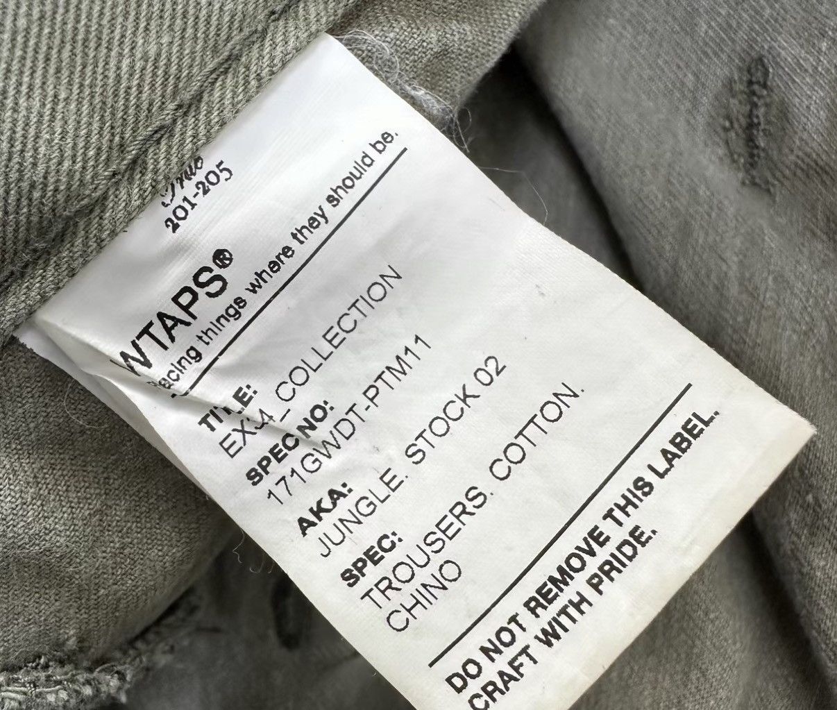 Wtaps WTAPS 17SS Jungle Washed Distressed Cargo Pants J16 Size US 30 / EU 46 - 8 Thumbnail