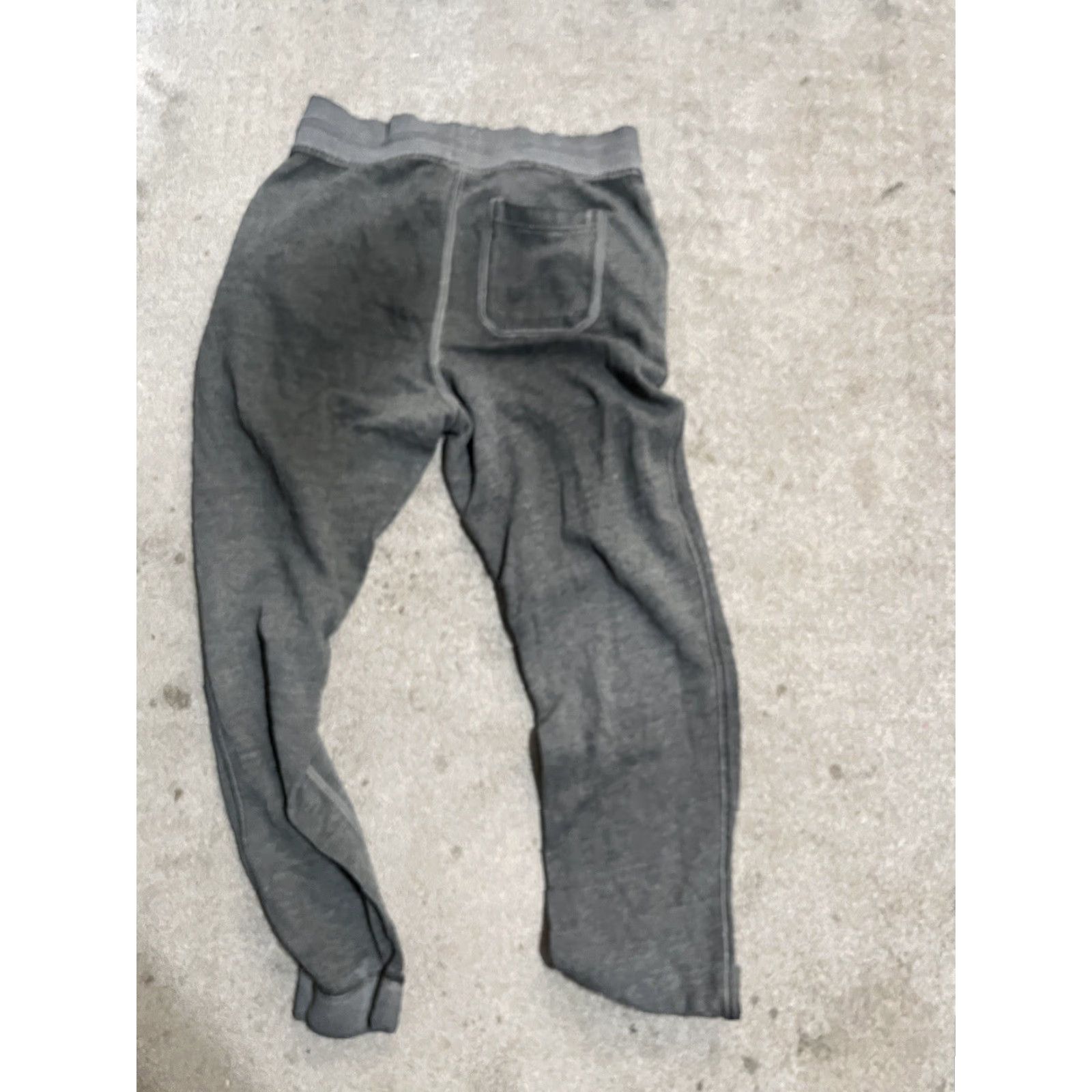 Vintage Sonoma Gray Joggers Men’s Small Drawstring Waist Distressed Comfort Elastic Waist Zip Pockets Regular Tapered Casual Size US 29 - 3 Thumbnail