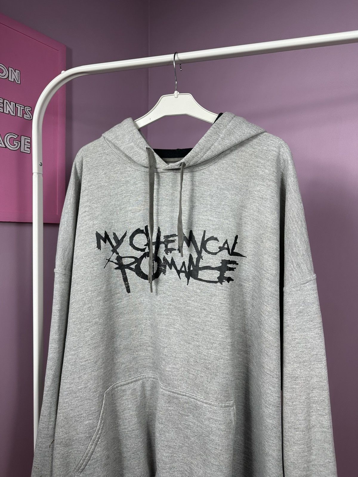 Gildan Vintage MCR My Chemical Romance Hoodie Spider Printed Size US XXL / EU 58 / 5 - 5 Thumbnail