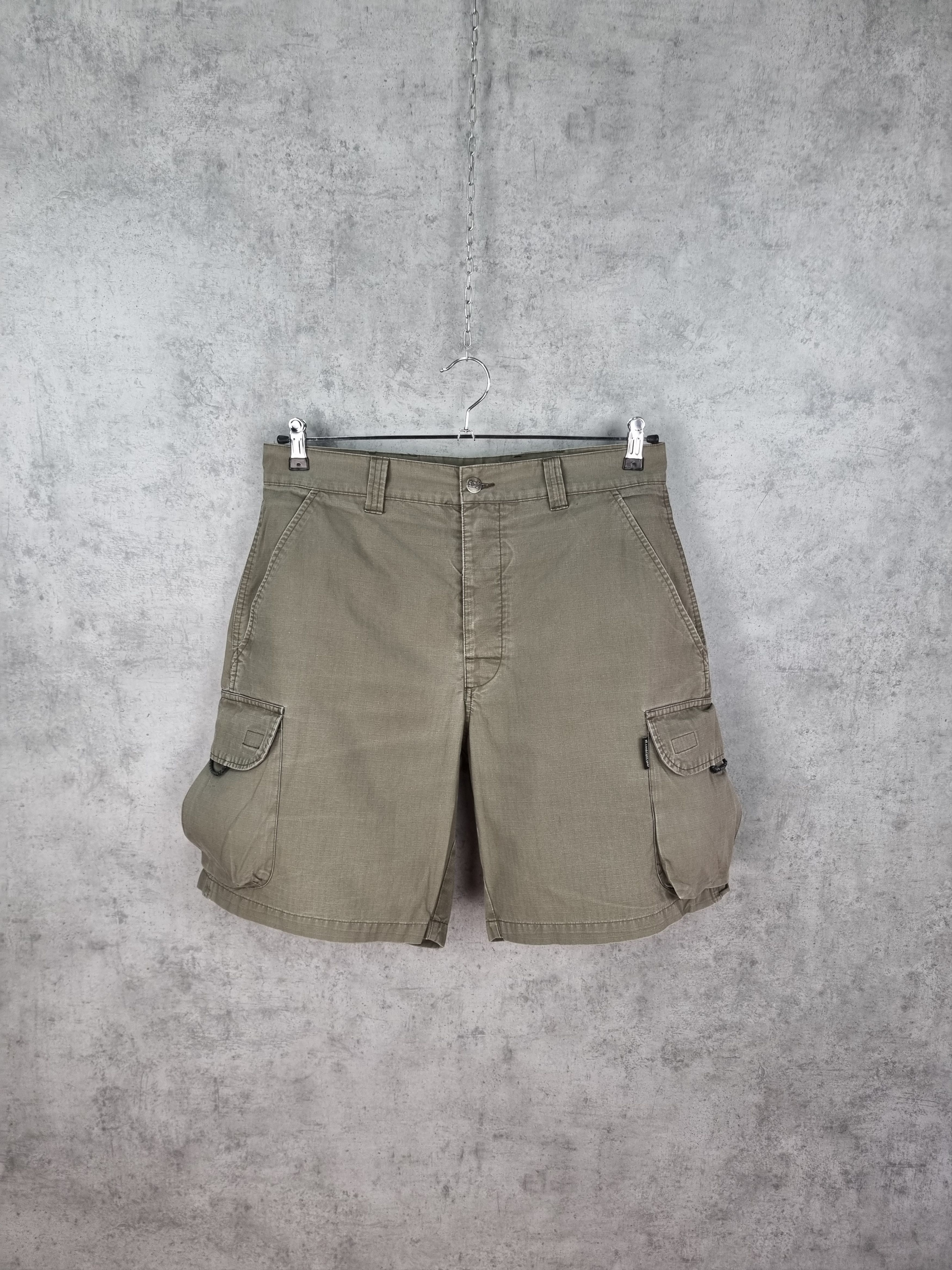 Nike × Nike ACG × Vintage Nike ACG Cargo Military Style Kaki Shorts Size US 31 - 19 Thumbnail