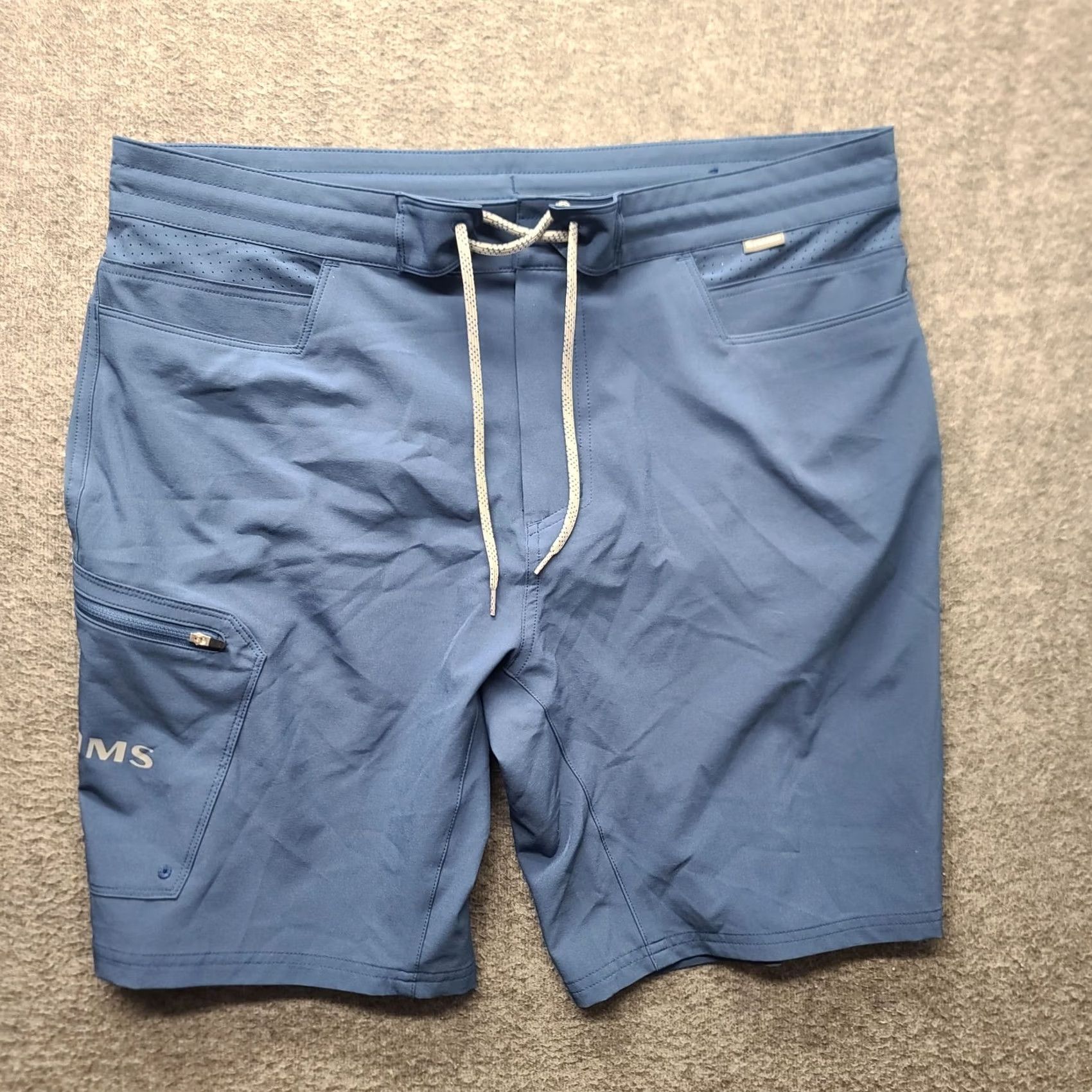 Vintage Simms Seamount Shorts Men 38 Blue Quick Dry Cargo Pocket Fishing Board Size US 38 / EU 54 - 2 Thumbnail